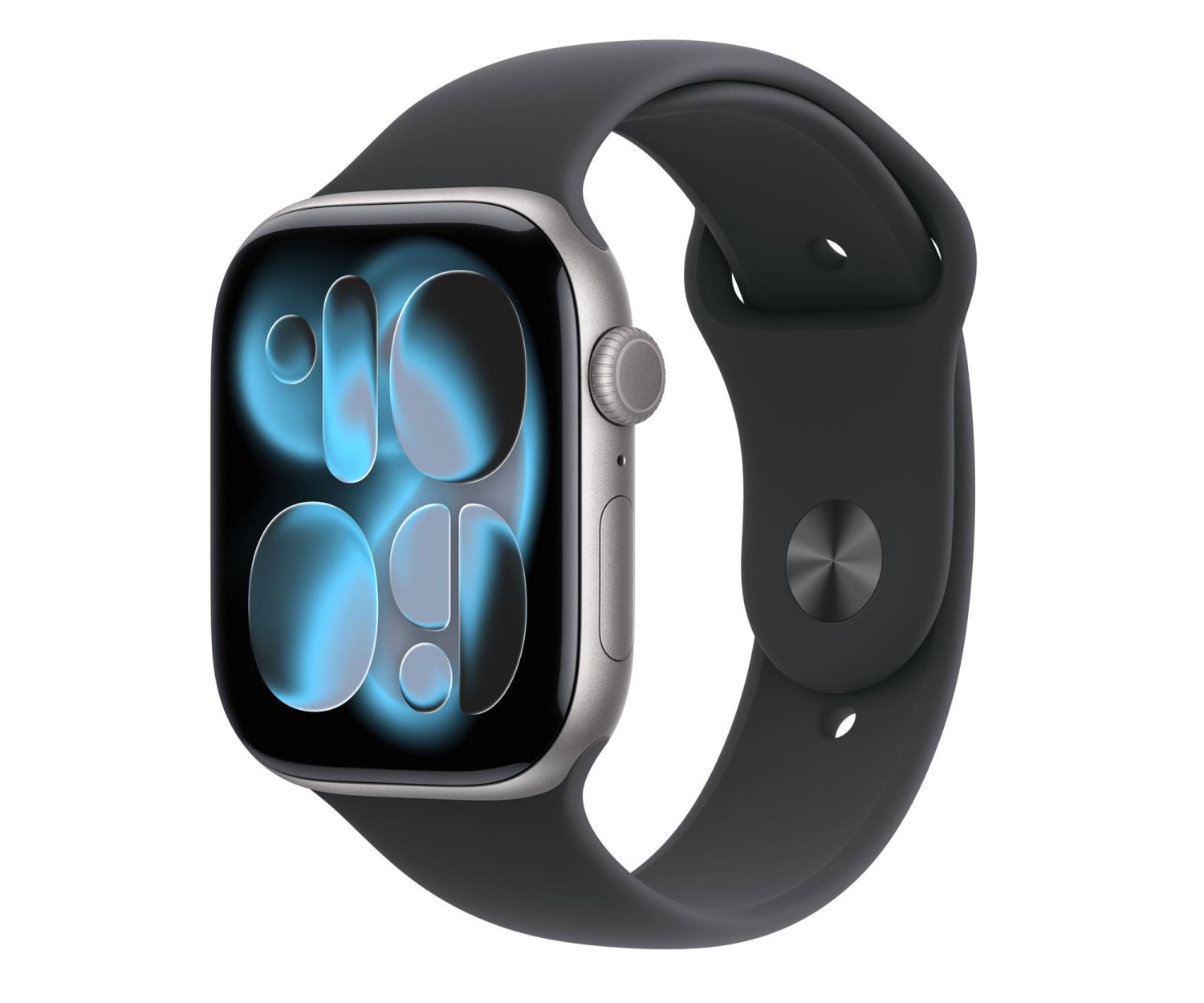 Apple Watch 11 46/Szare Aluminum/Czarny Pasek S/M 5G