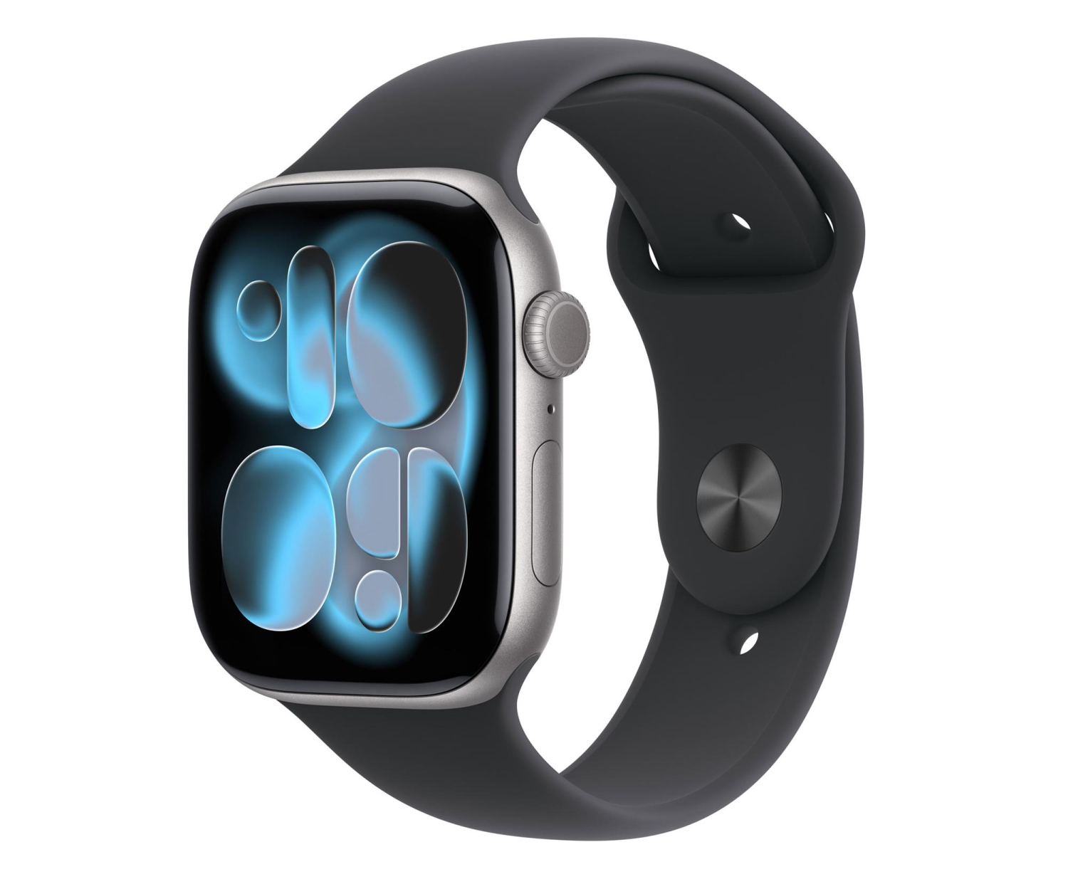 Apple Watch 11 42/Szare Aluminum/Czarny Pasek S/M GPS