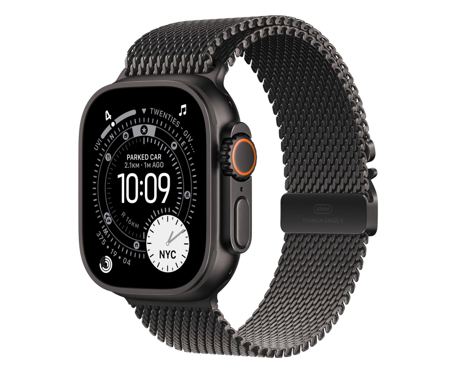 Apple Watch Ultra 3 Czarny Tytan/Czarna Bransoleta M 5G