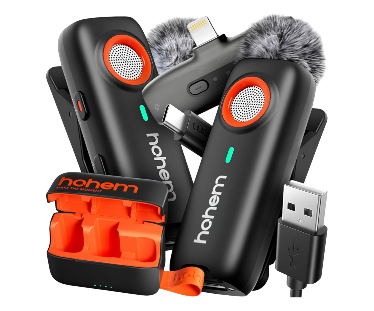 Hohem MIC-01 2 TX + 1 RX Lightning