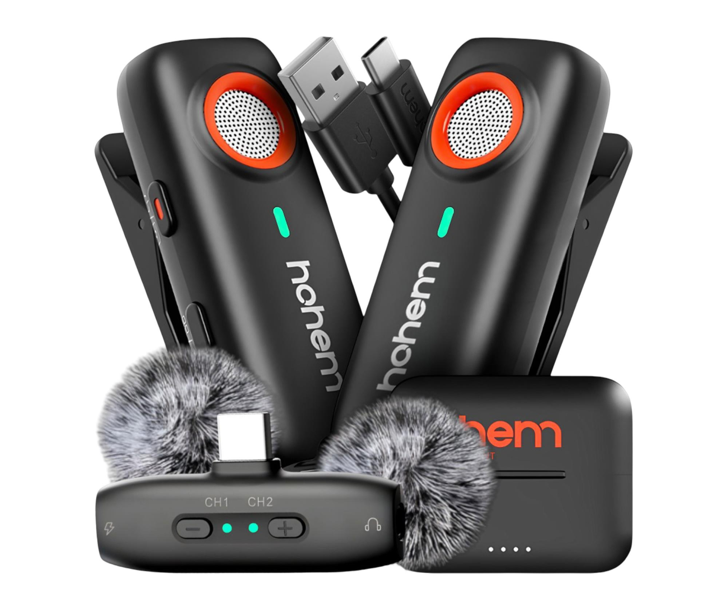 Hohem MIC-01 (2 TX + 1 RX) USB-C