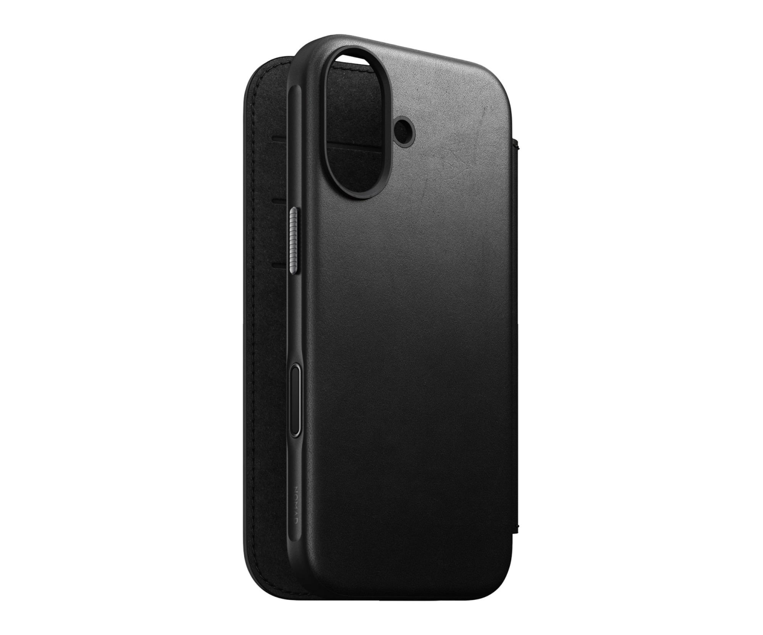 Nomad Modern Leather Folio do iPhone 17 MagSafe black
