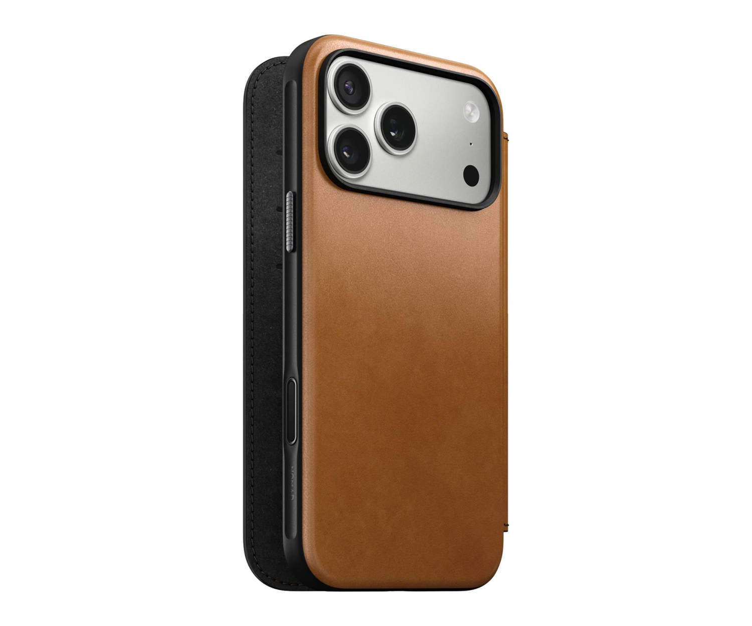 Nomad Modern Leather Folio do iPhone 17 Pro Max Jasnobrązowy