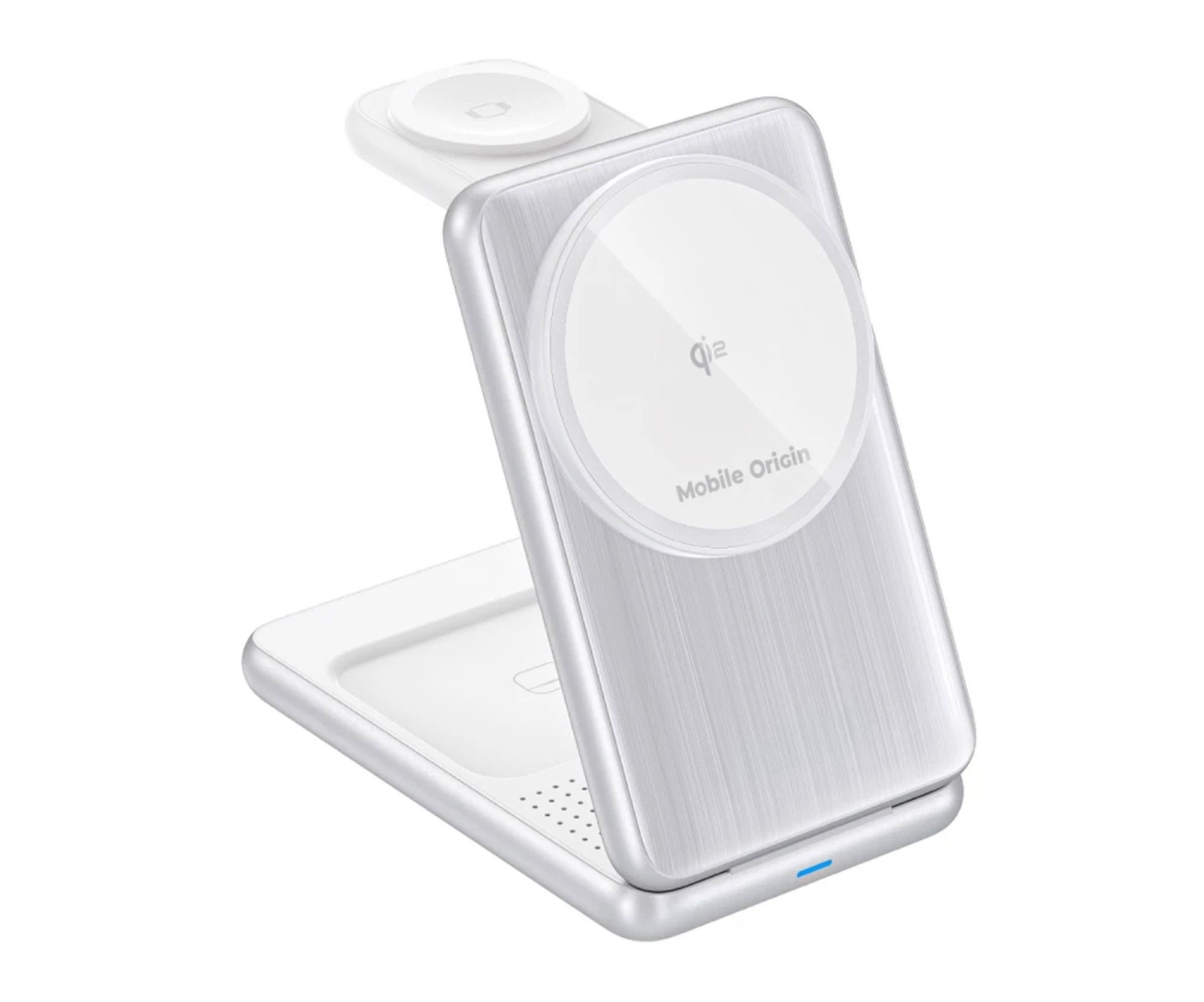 Mobile Origin 3in1 Foldable Qi2 Charger PW8 silver