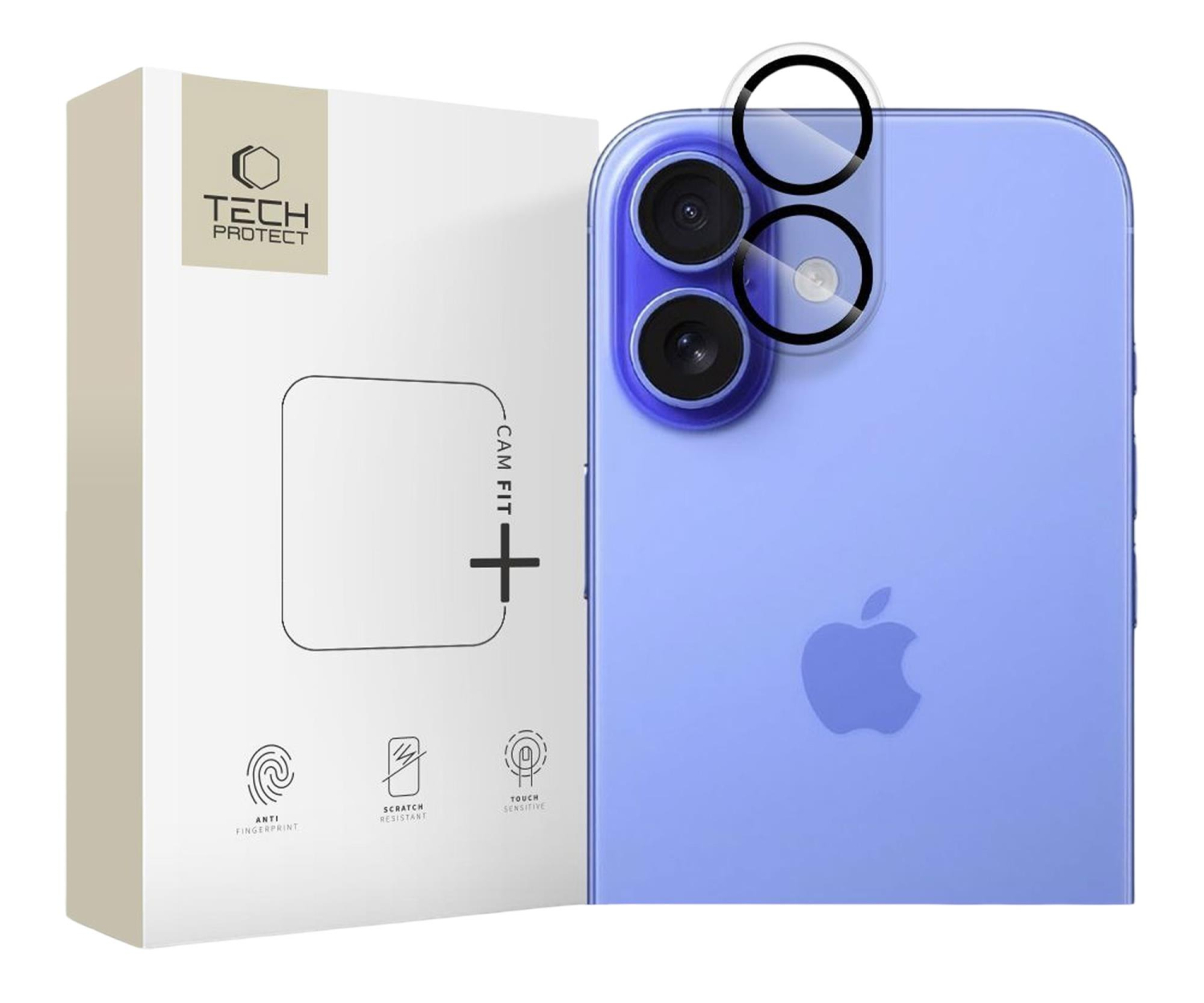 Tech-Protect Cam Fit+ do Iphone 17 Clear