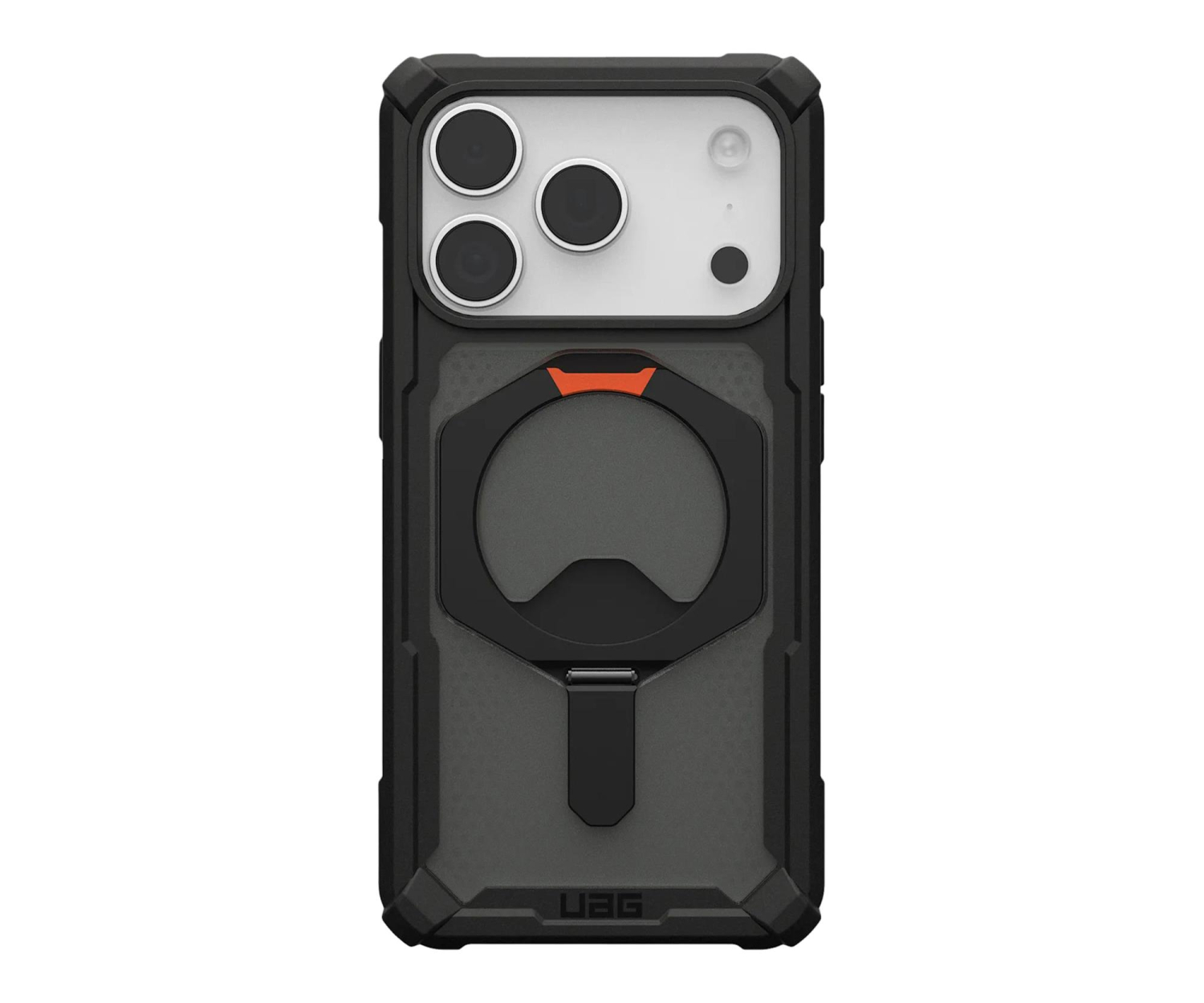 UAG Plasma XTE etui do iPhone 17 Pro MagSafe black / pop orange