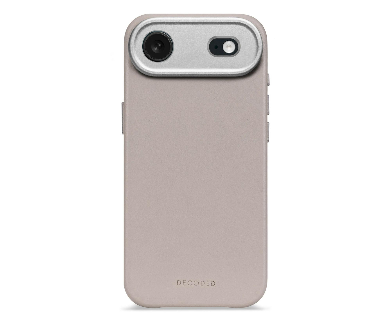 Decoded Leather Backcover, iPhone 17 Air, Solid Clay