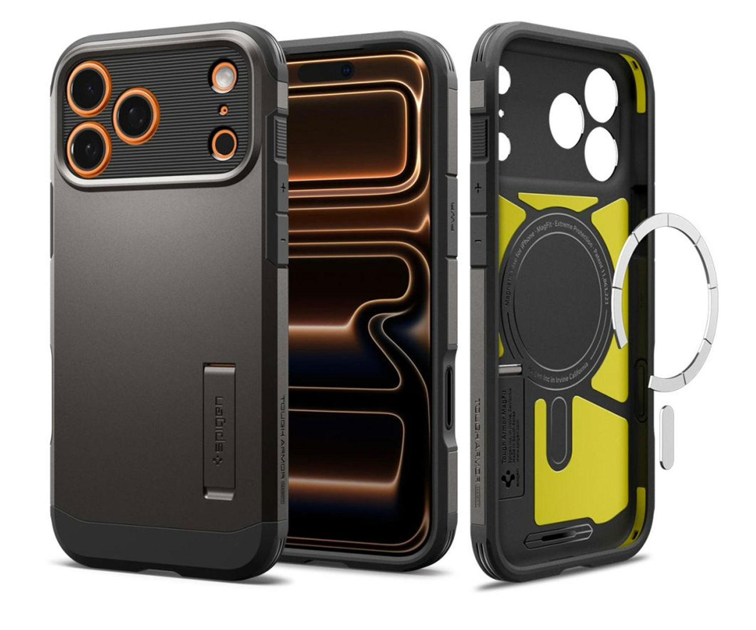 Spigen Tough Armor ”T” Mag Magsafe do Iphone 17 Pro Max Gunmetal
