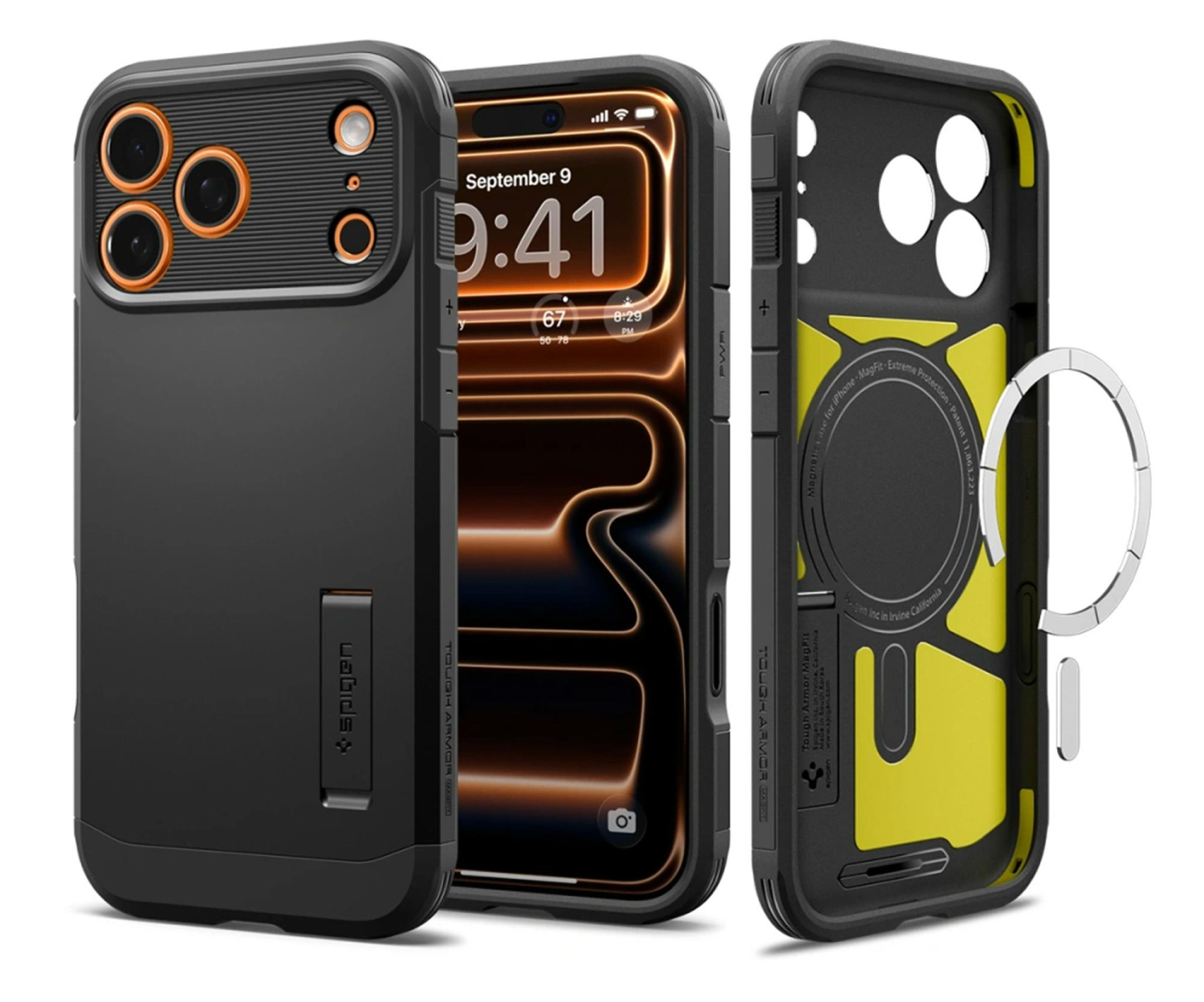 Spigen Tough Armor ”T” Mag Magsafe do Iphone 17 Pro Max Black