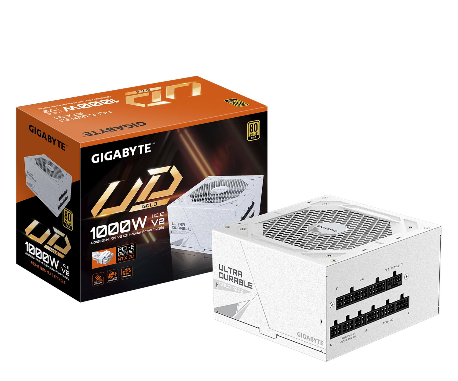 Gigabyte UD1000GM PG5 ICE 1000W 80 Plus Gold ATX 3.1