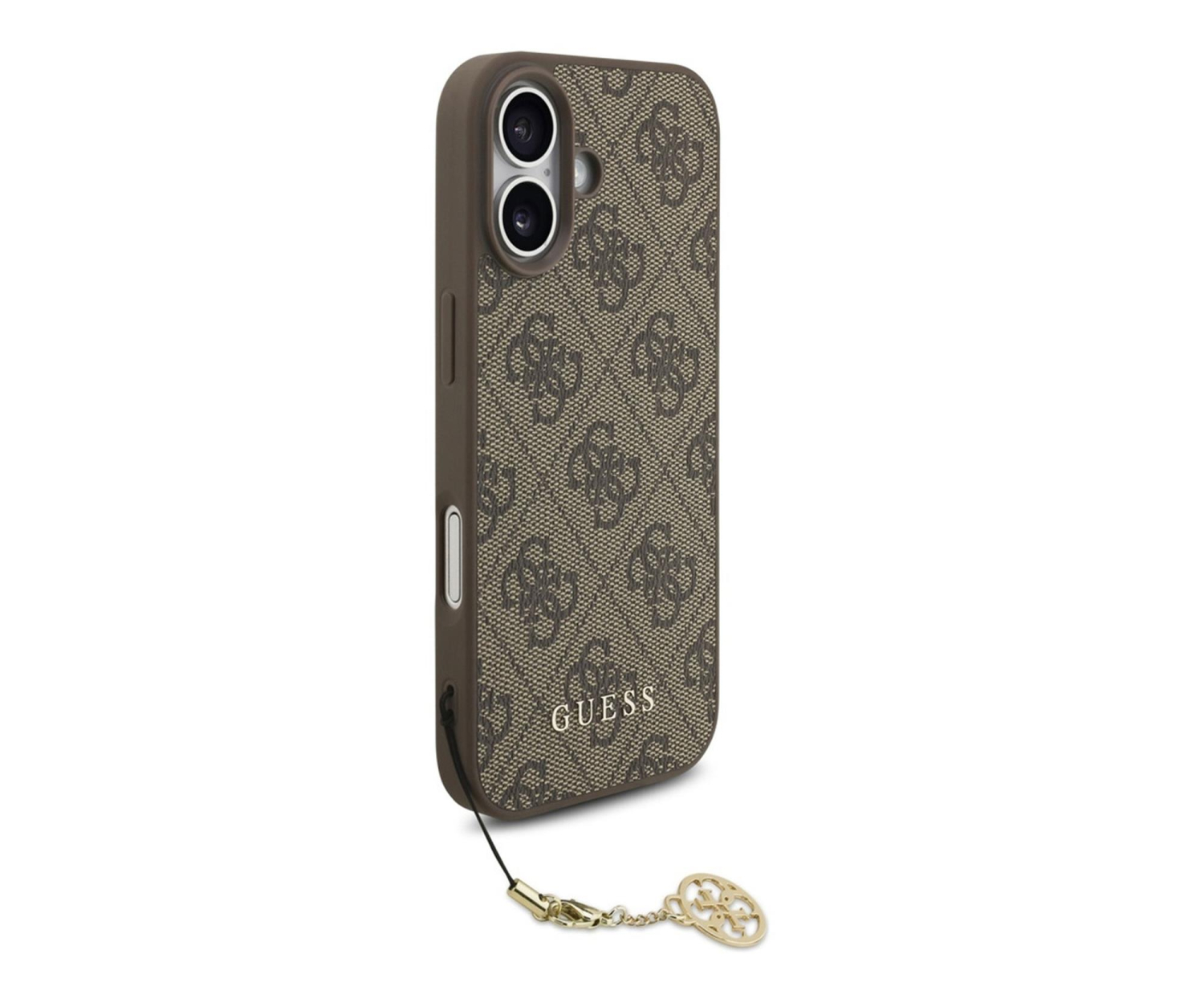 Guess 4G Charms Collection MagSafe do iPhone 17 brązowy