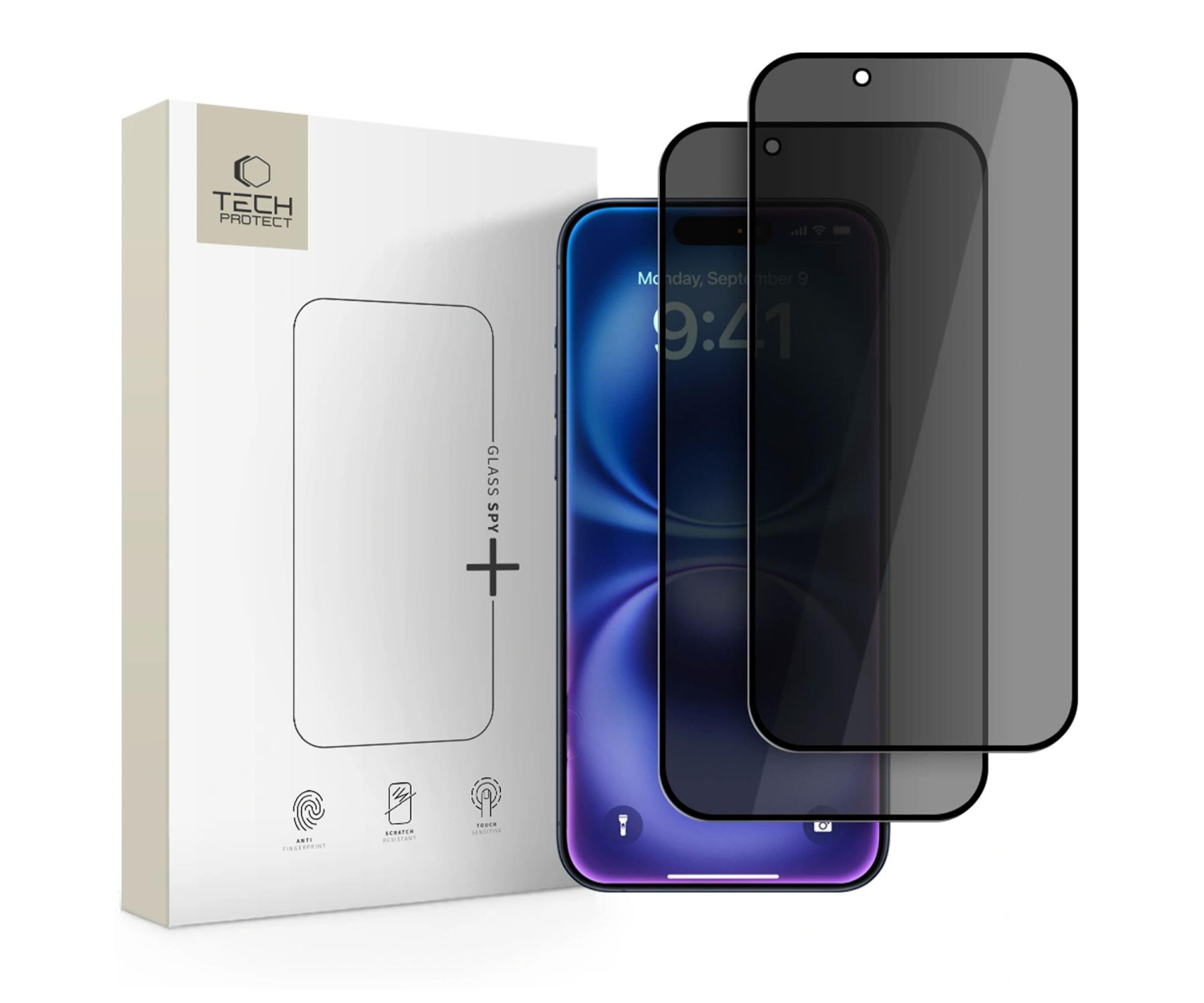 Tech-Protect Glass Spy+ 2-Pack do Iphone 17 Air Privacy