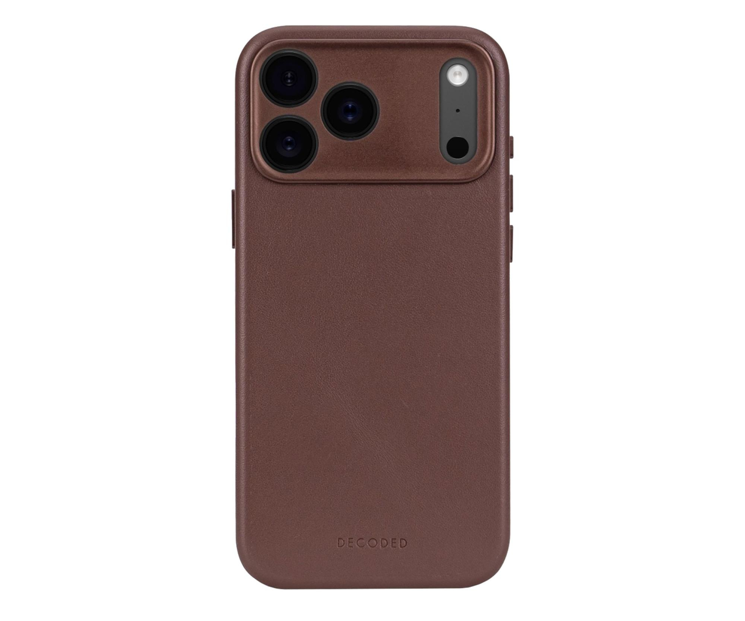 Decoded Leather Backcover, iPhone 17 Pro Max, Chocolat Brown