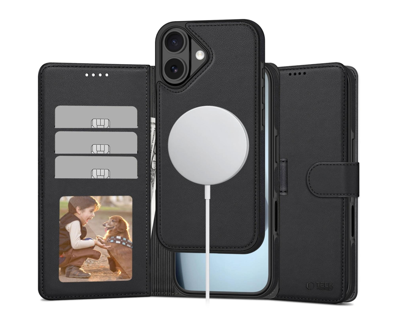 Tech-Protect Wallet Magsafe do Iphone 17 Matte Black
