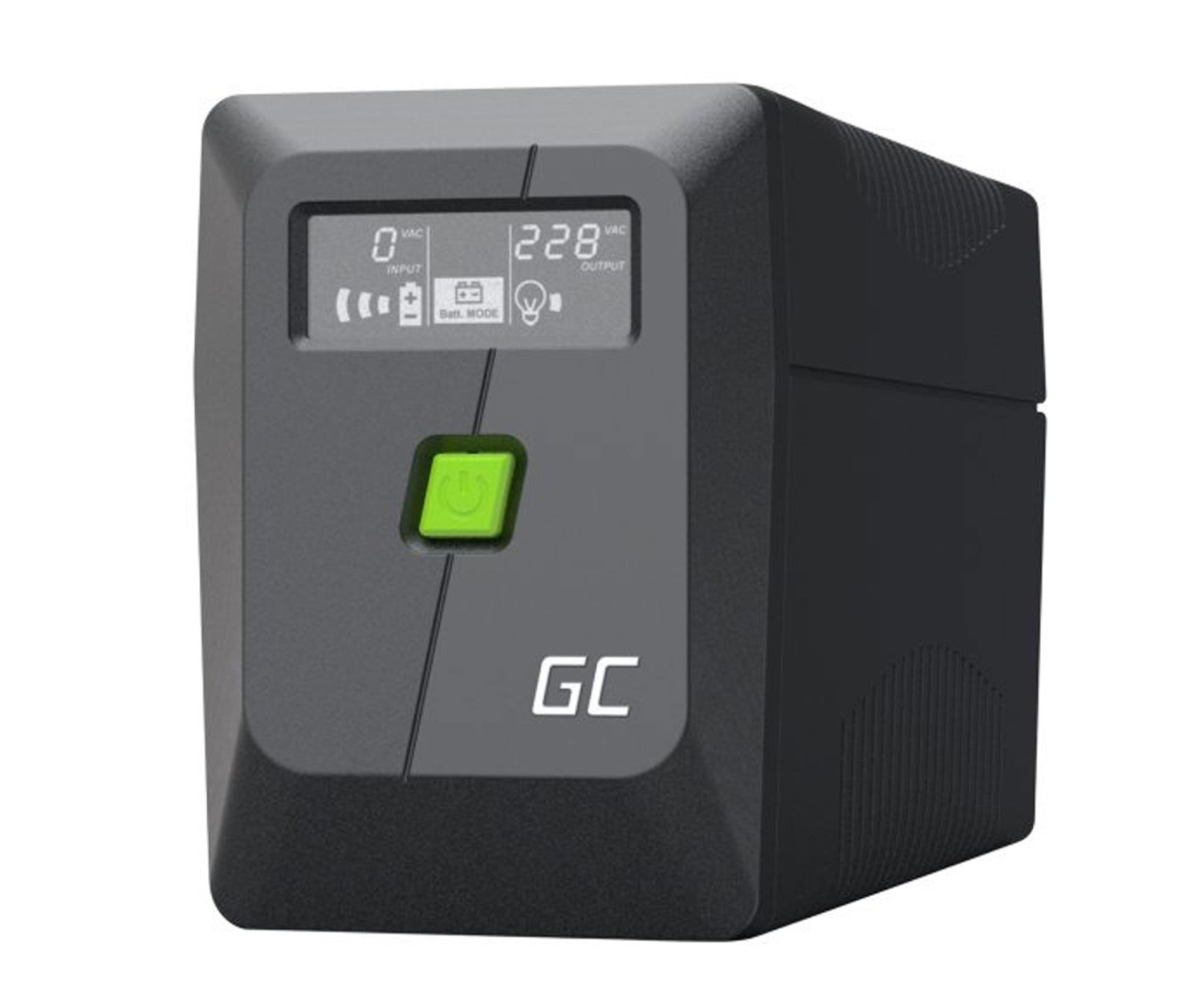 Green Cell UPS PowerProof (850VA/480W, LCD)