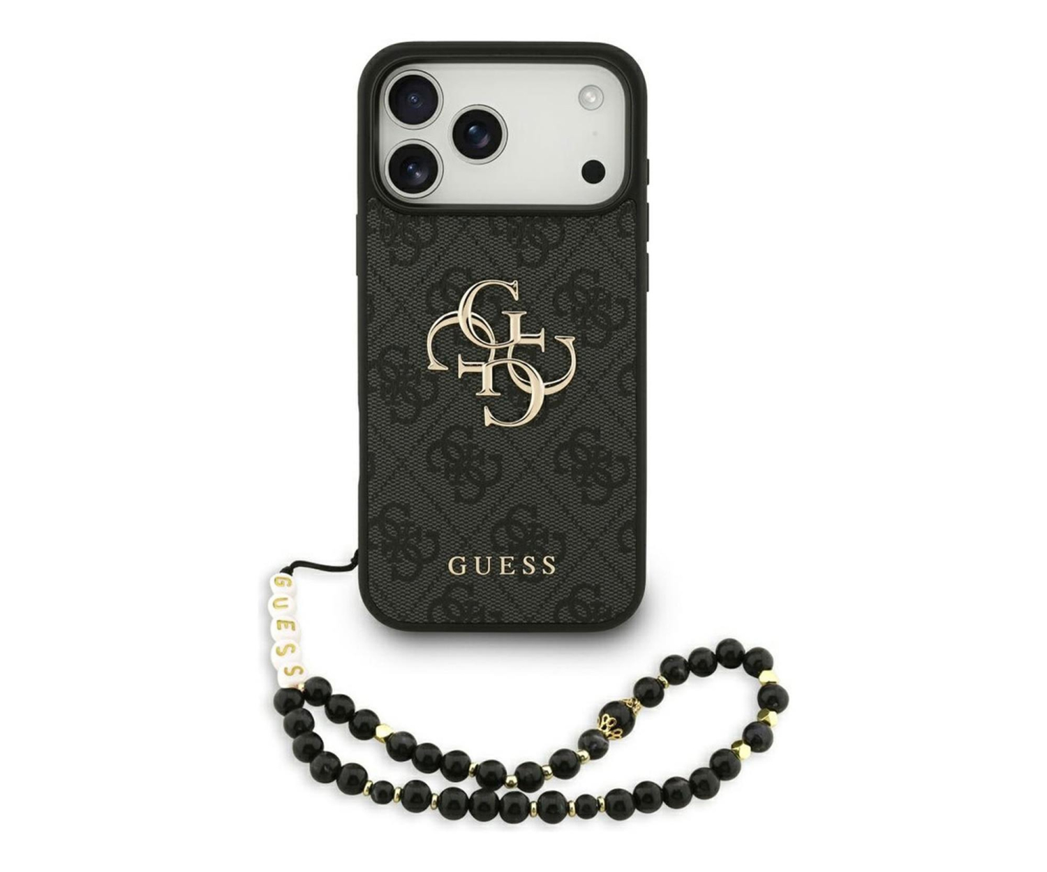 Guess 4G Strap 4G Classic Logo do iPhone 17 Pro Max czarny