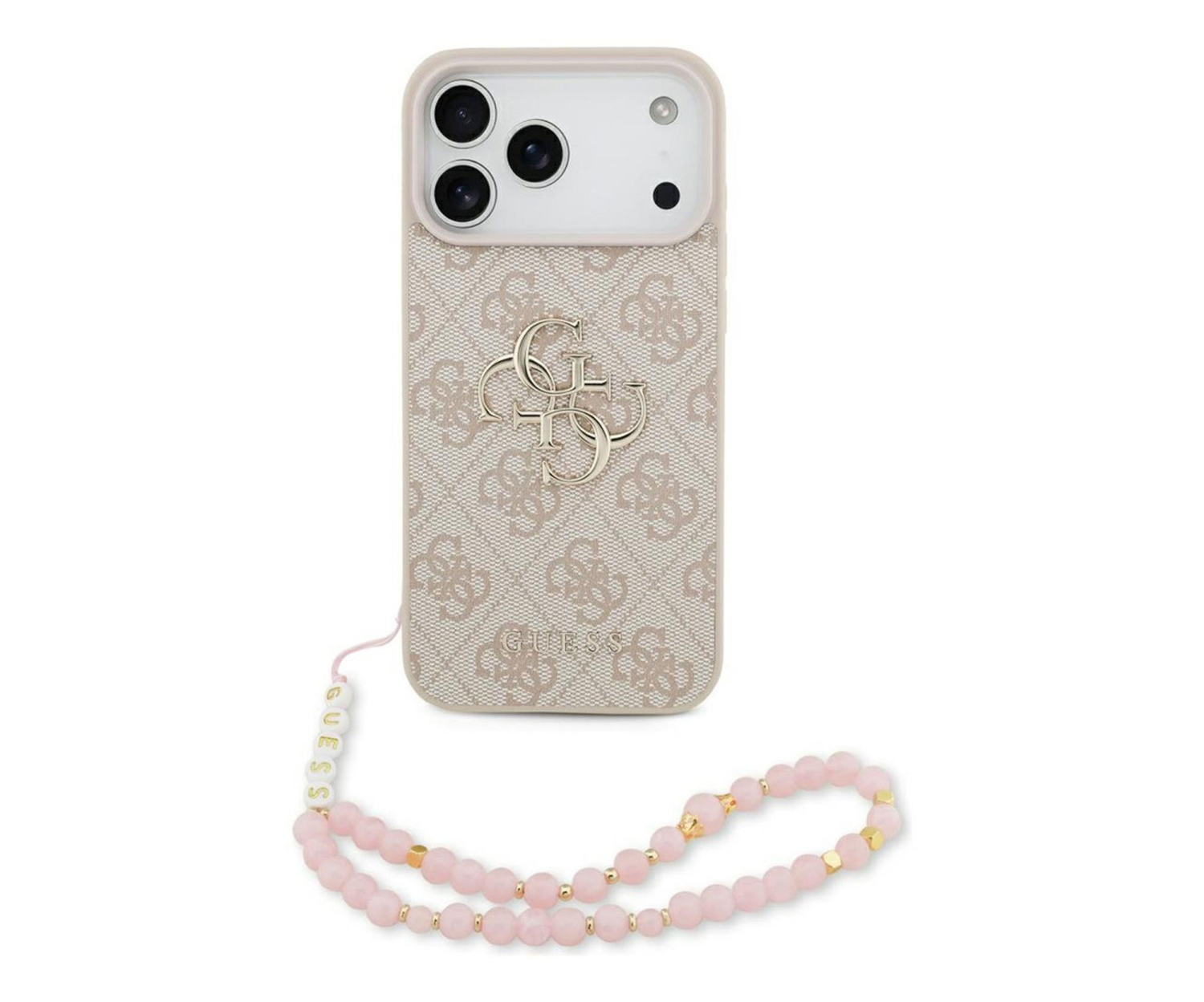 Guess 4G Strap 4G Classic Logo do iPhone 17 Pro Max różowy