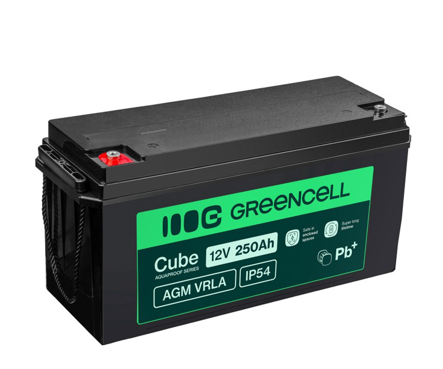 Green Cell Cube AGM VRLA IP54 12V 250Ah