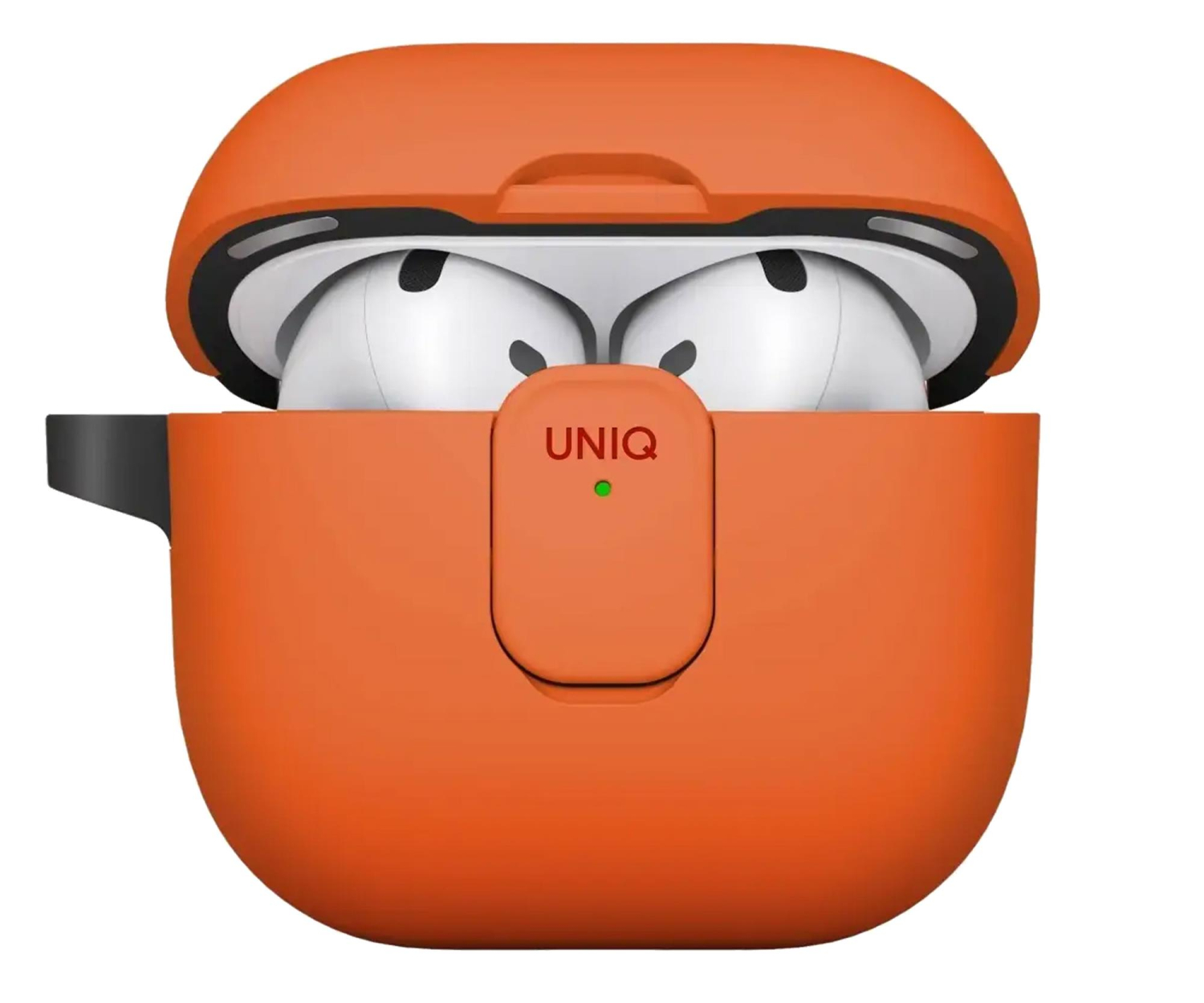Uniq Etui Clyde do AirPods 4 Lock Case pomarańczowy