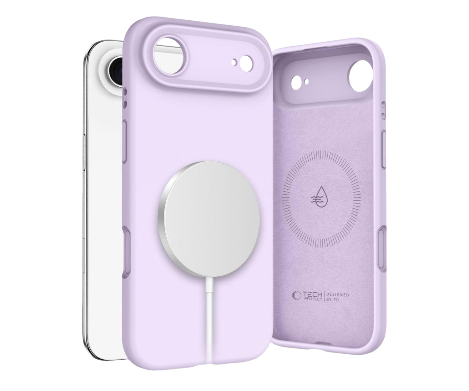Tech-Protect Silicone Magsafe do Iphone 17 Air Mauve