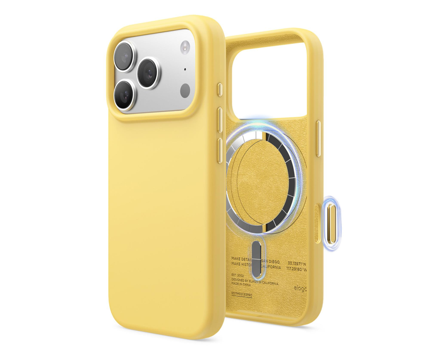 Elago Magsafe Silicon Case do iPhone 17 PRO Yellow