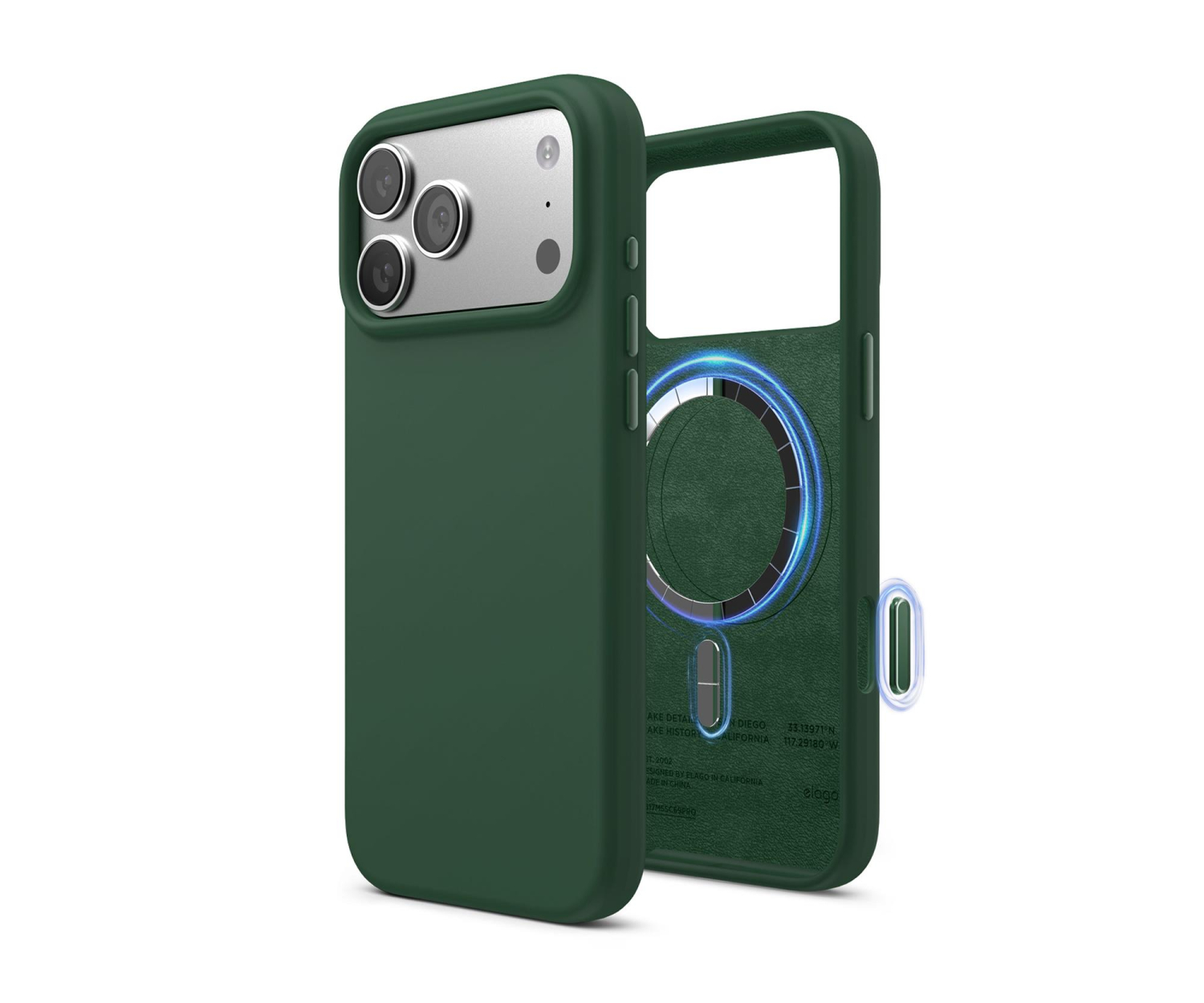 Elago Magsafe Silicon Case do iPhone 17 PRO Max Alpine Green