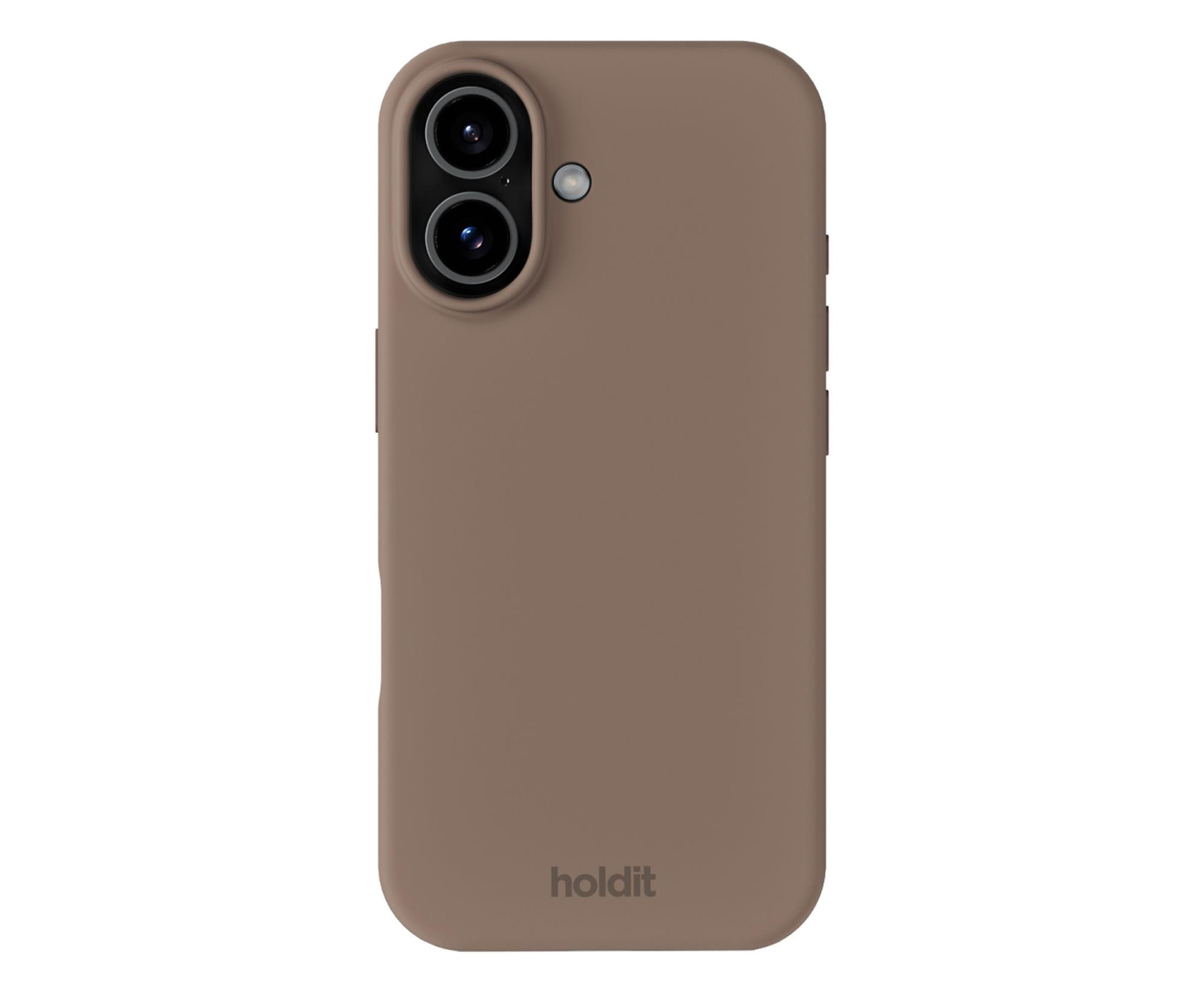 Holdit Silicone Case iPhone 17 Mocha Brown