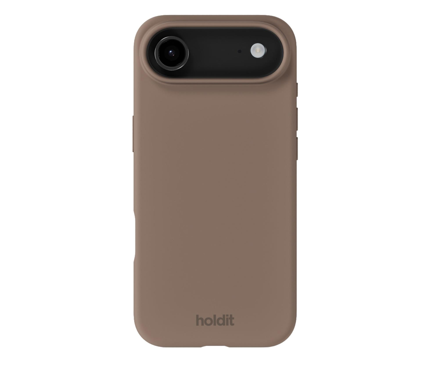 Holdit Silicone Case iPhone 17 Air Mocha Brown