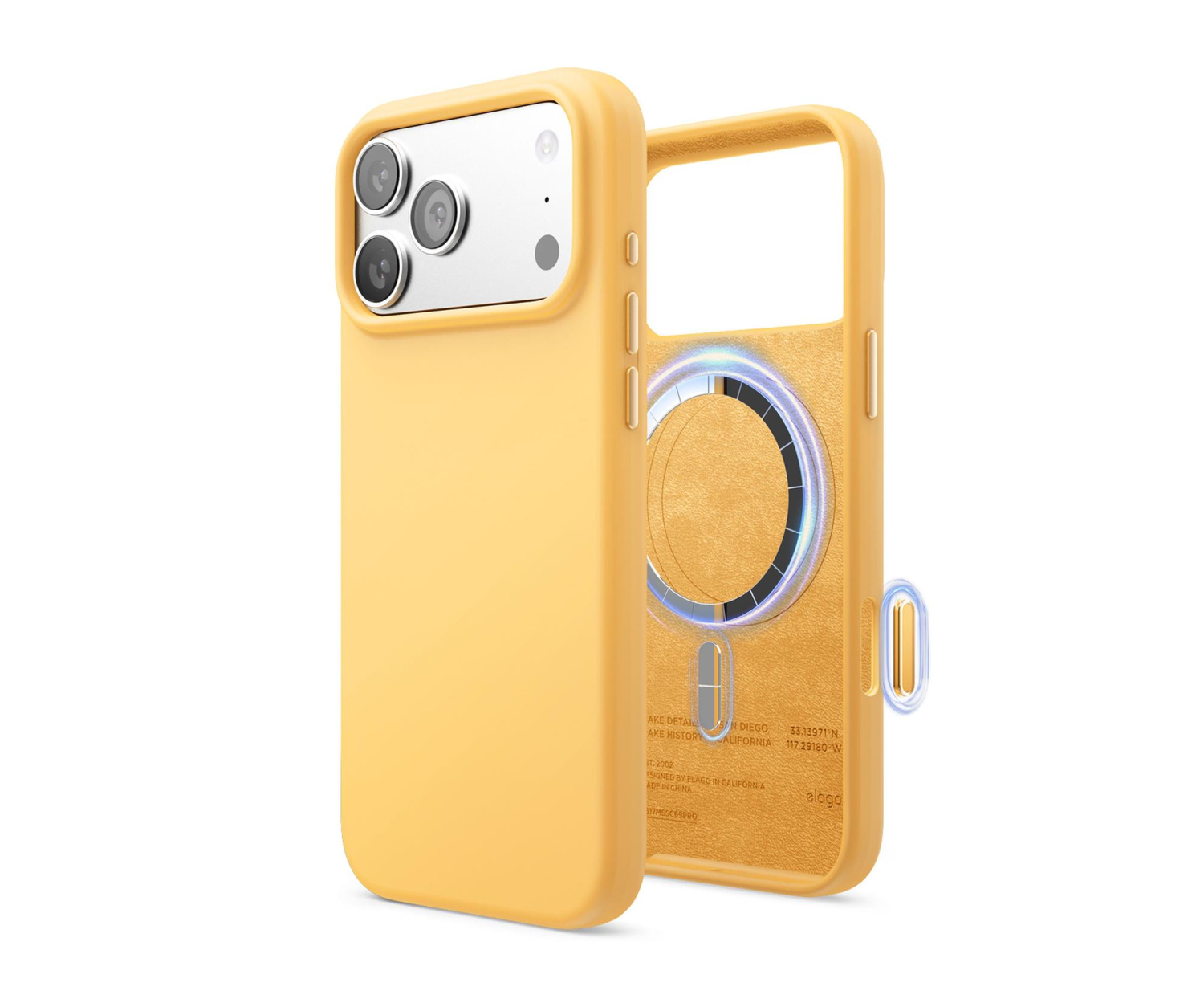 Elago Magsafe Silicon Case do iPhone 17 PRO Max Sunshine