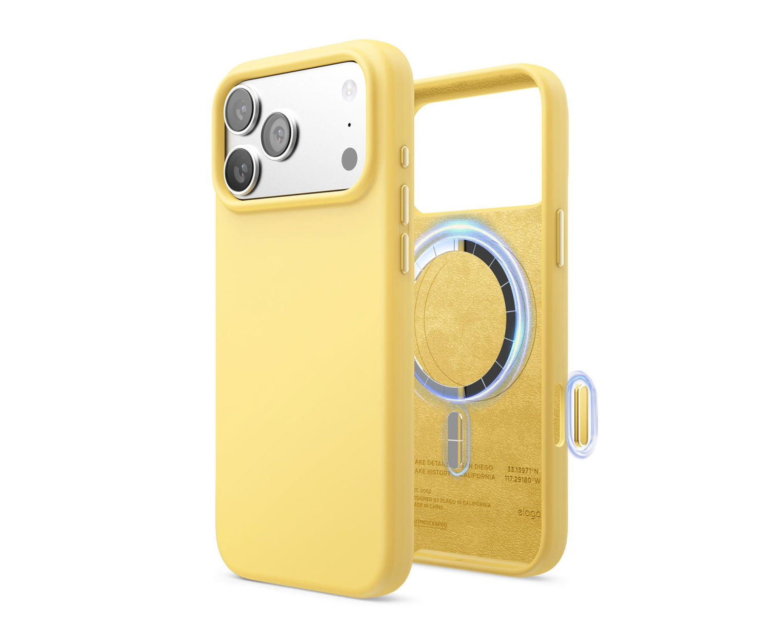 Elago Magsafe Silicon Case do iPhone 17 PRO Max Yellow