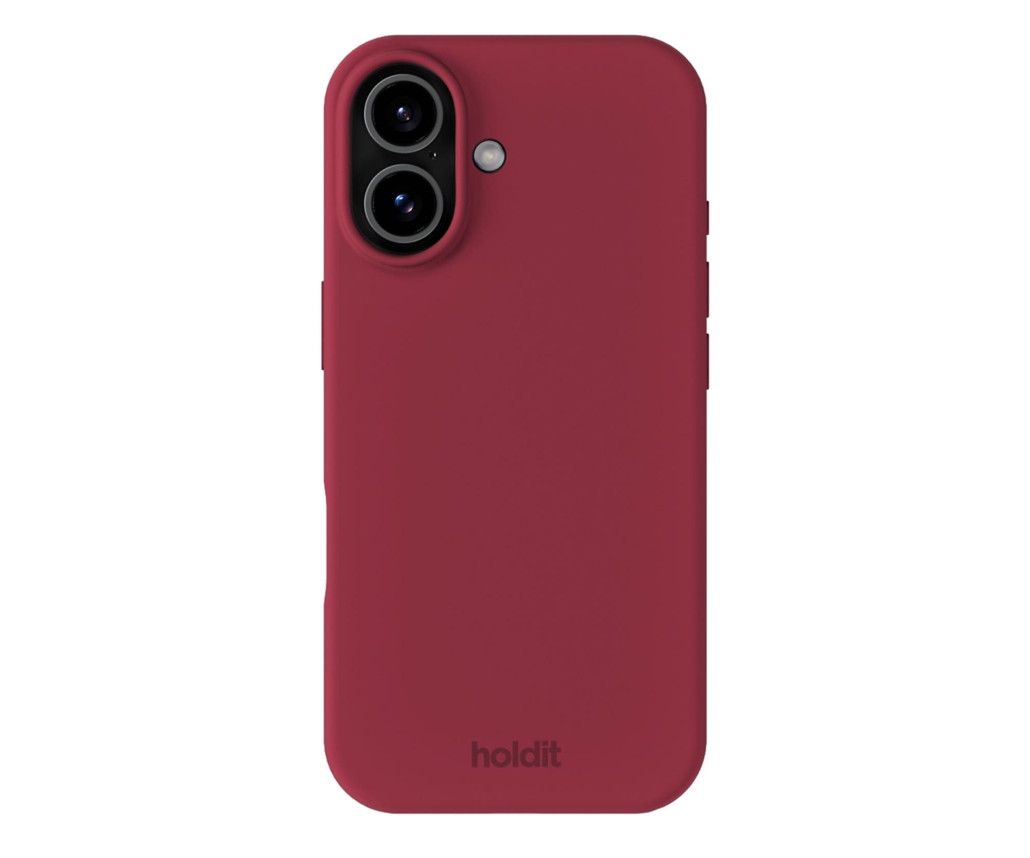 Holdit Silicone Case iPhone 17 Red Velvet