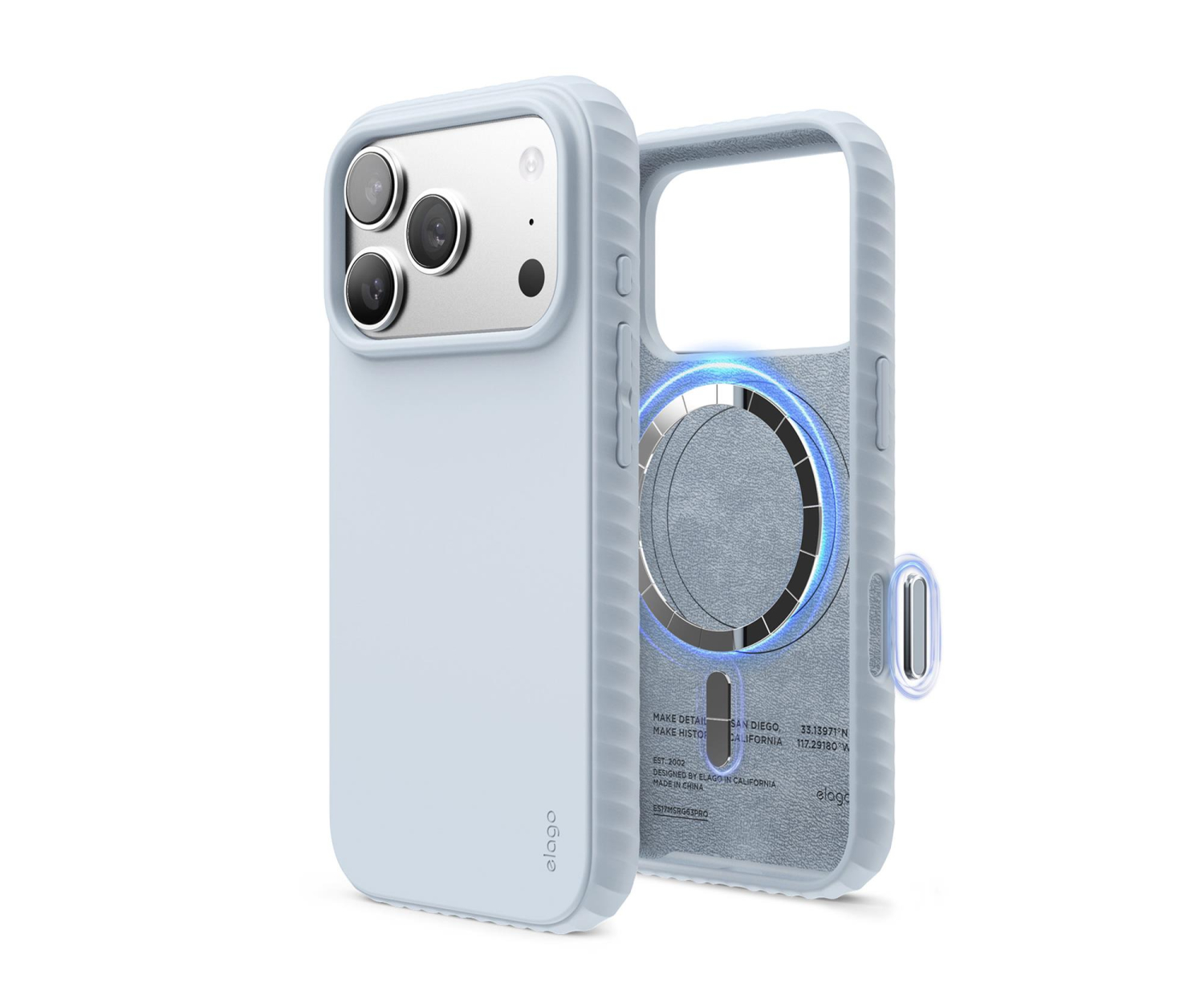 Elago Ridge Case do iPhone 17 PRO Light Blue