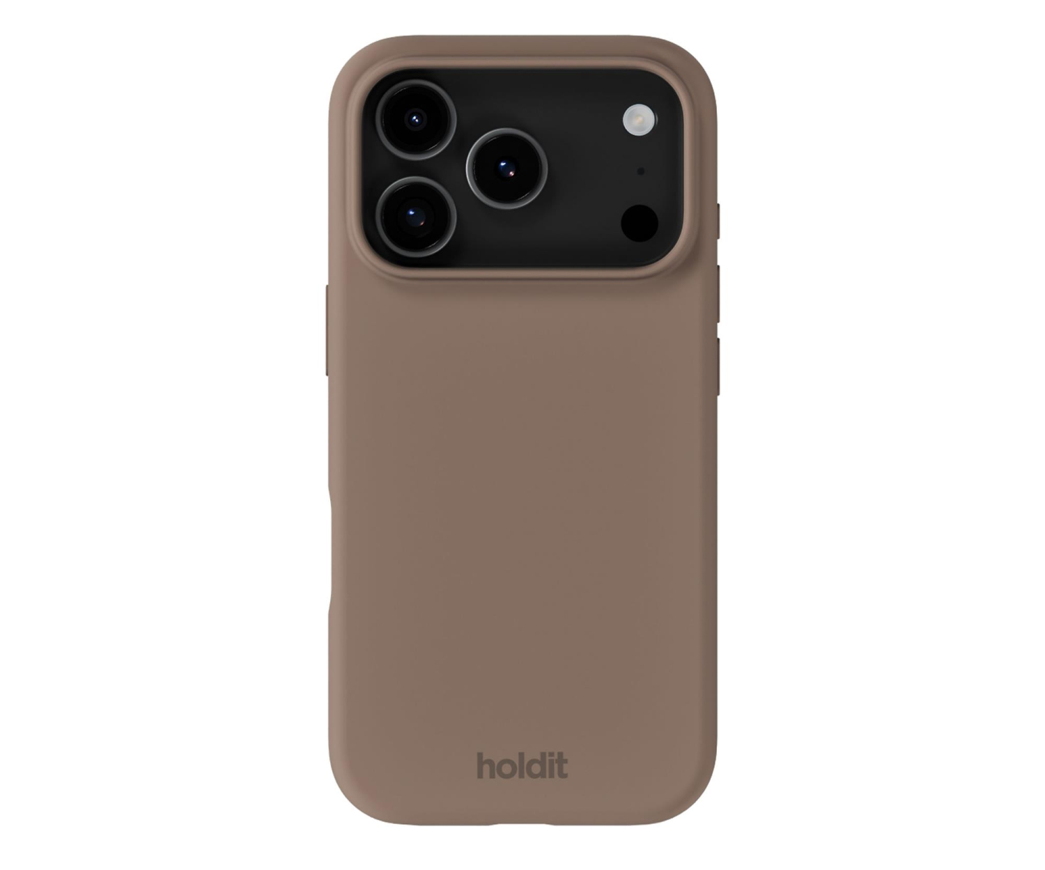 Holdit Silicone Case iPhone 17 Pro Max Mocha Brown