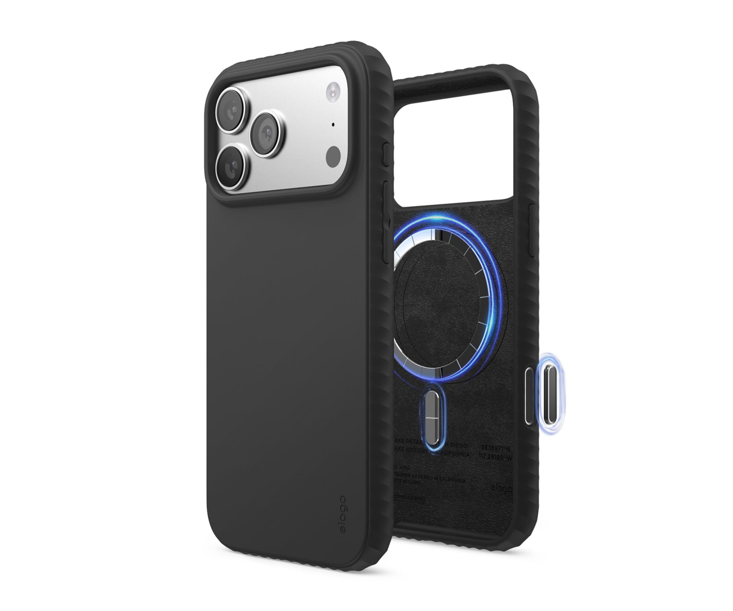 Elago Ridge Case do iPhone 17 PRO Max Black