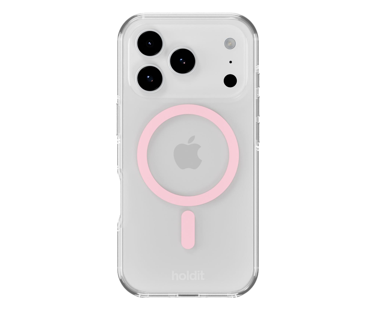 Holdit MagSafe Case iPhone 18 Pro / 17 Pro Pink/Transparent