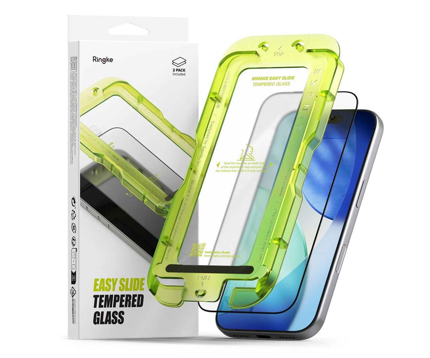 Ringke Easy Slide 2-Pack do Iphone 17 Pro Black