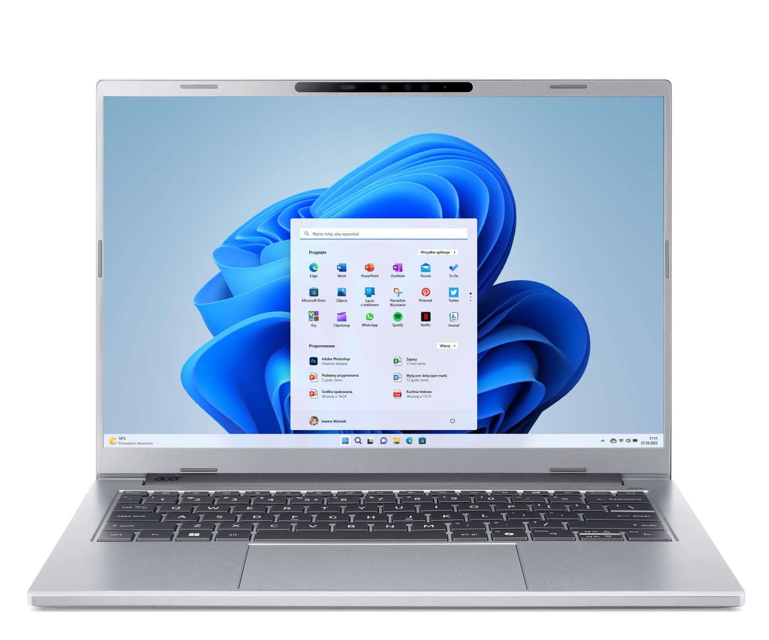 Acer Aspire 14 AI Ryzen AI 5-330/32GB/512/Win11 OLED