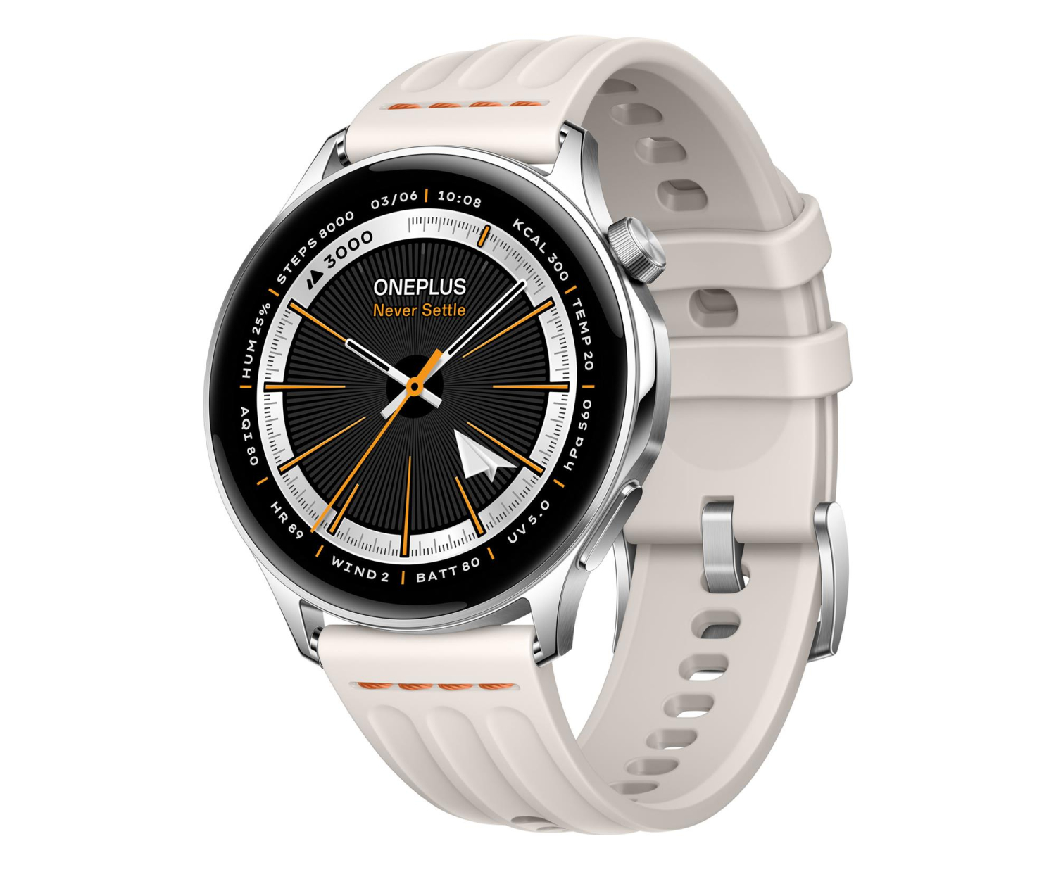 OnePlus Watch Lite Srebrny