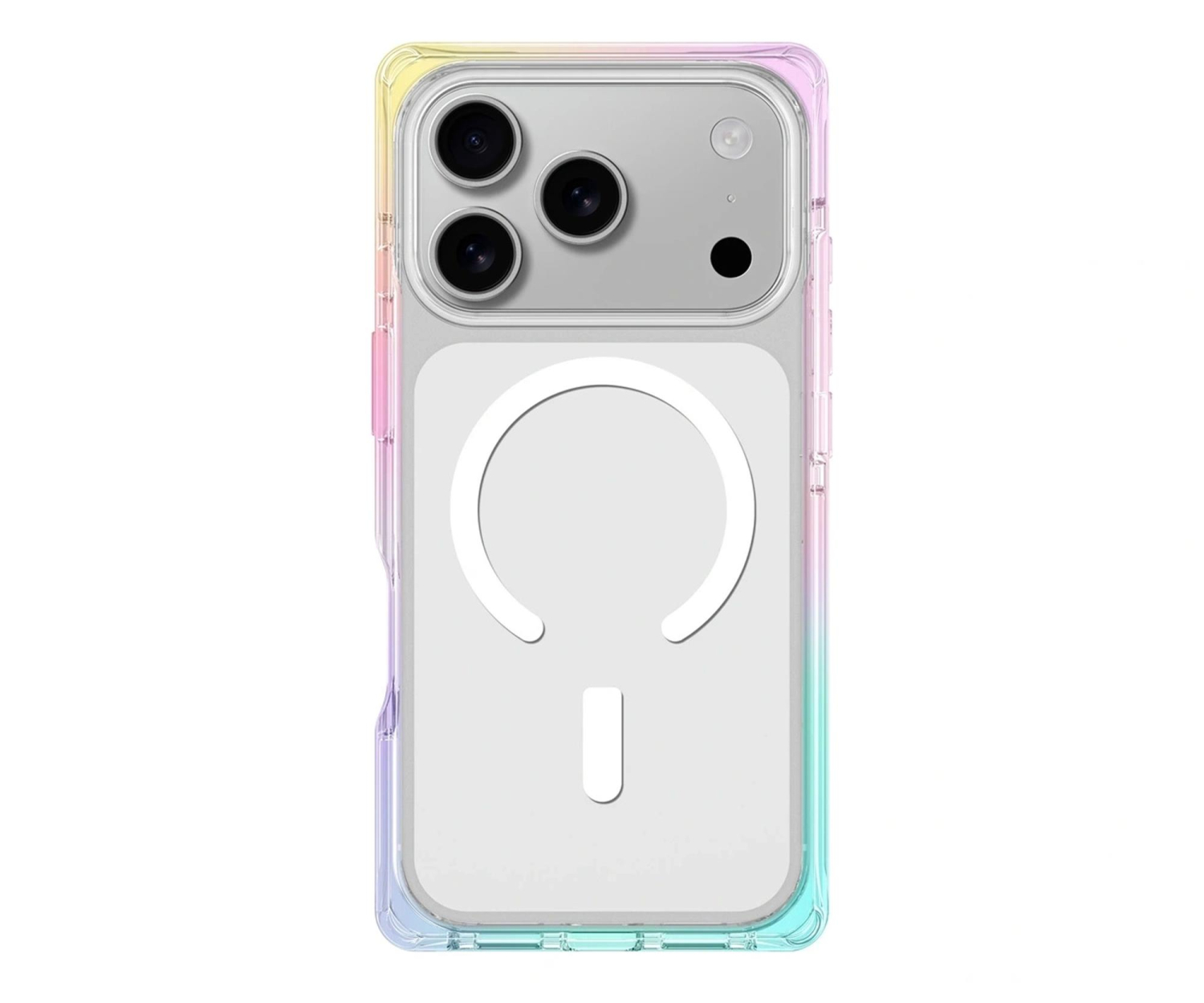 AmazingThing Omni iPhone 17 Pro Max kompatybilne z MagSafe clear-tęczowe