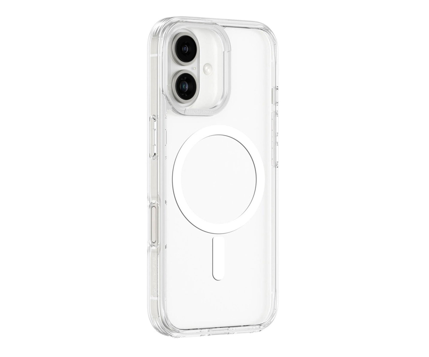 AmazingThing Minimal Mag Case pierścien magnetyczny iPhone 16 clear