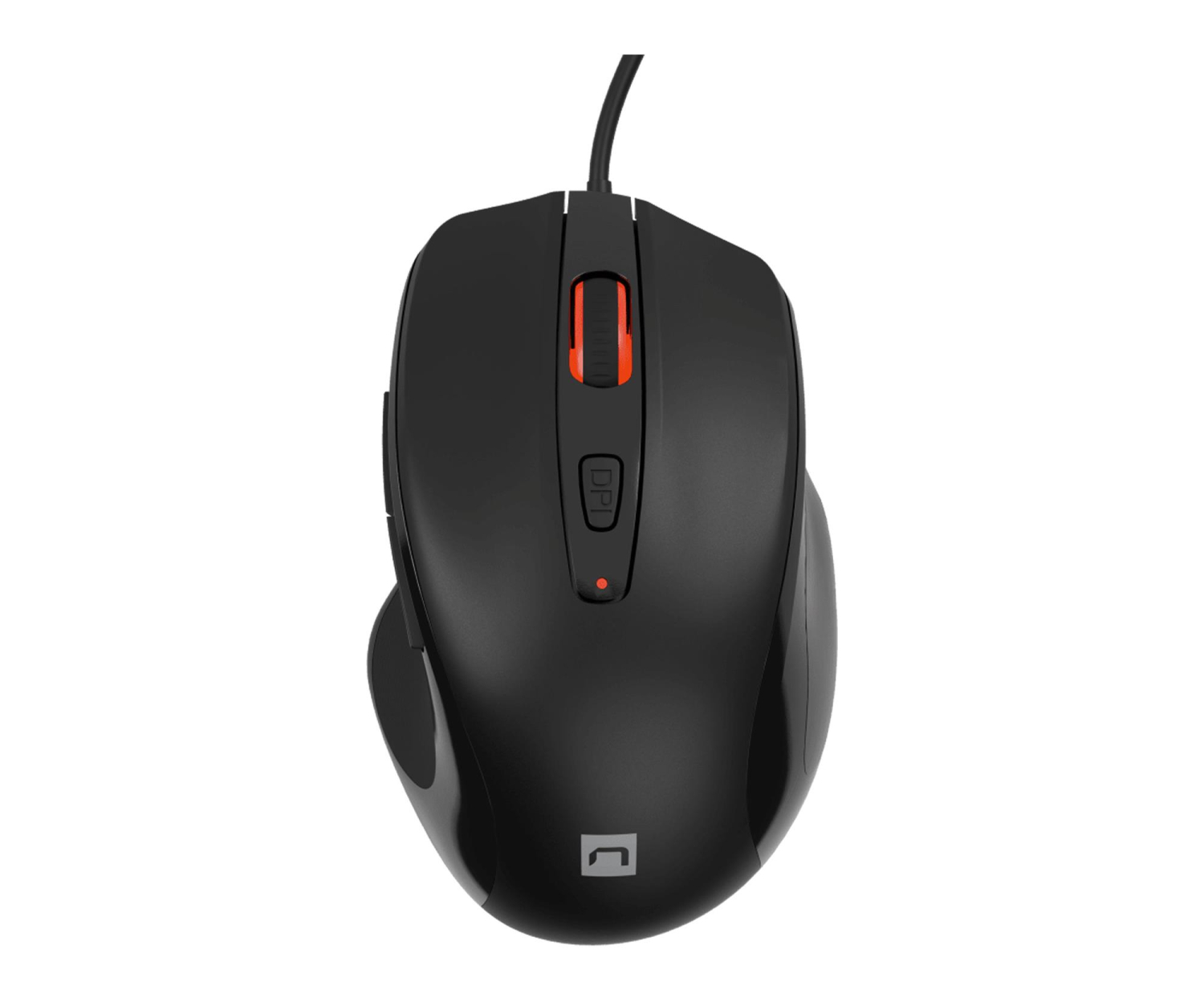 Natec Mysz Pigeon 2 4000 DPI 1.8m Czarna