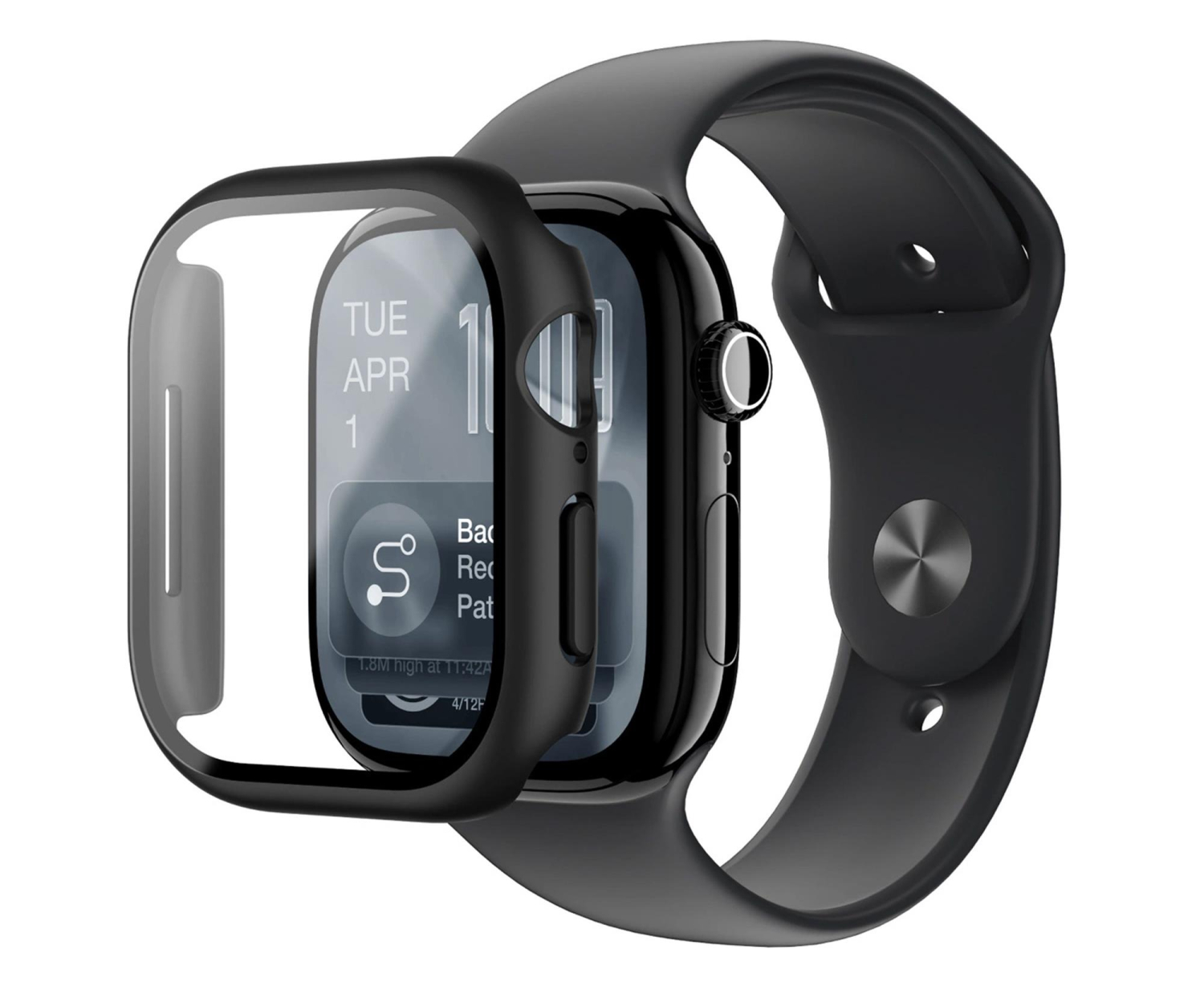 AmazingThing Radix z etui Apple Watch Series 11 42 mm czarne