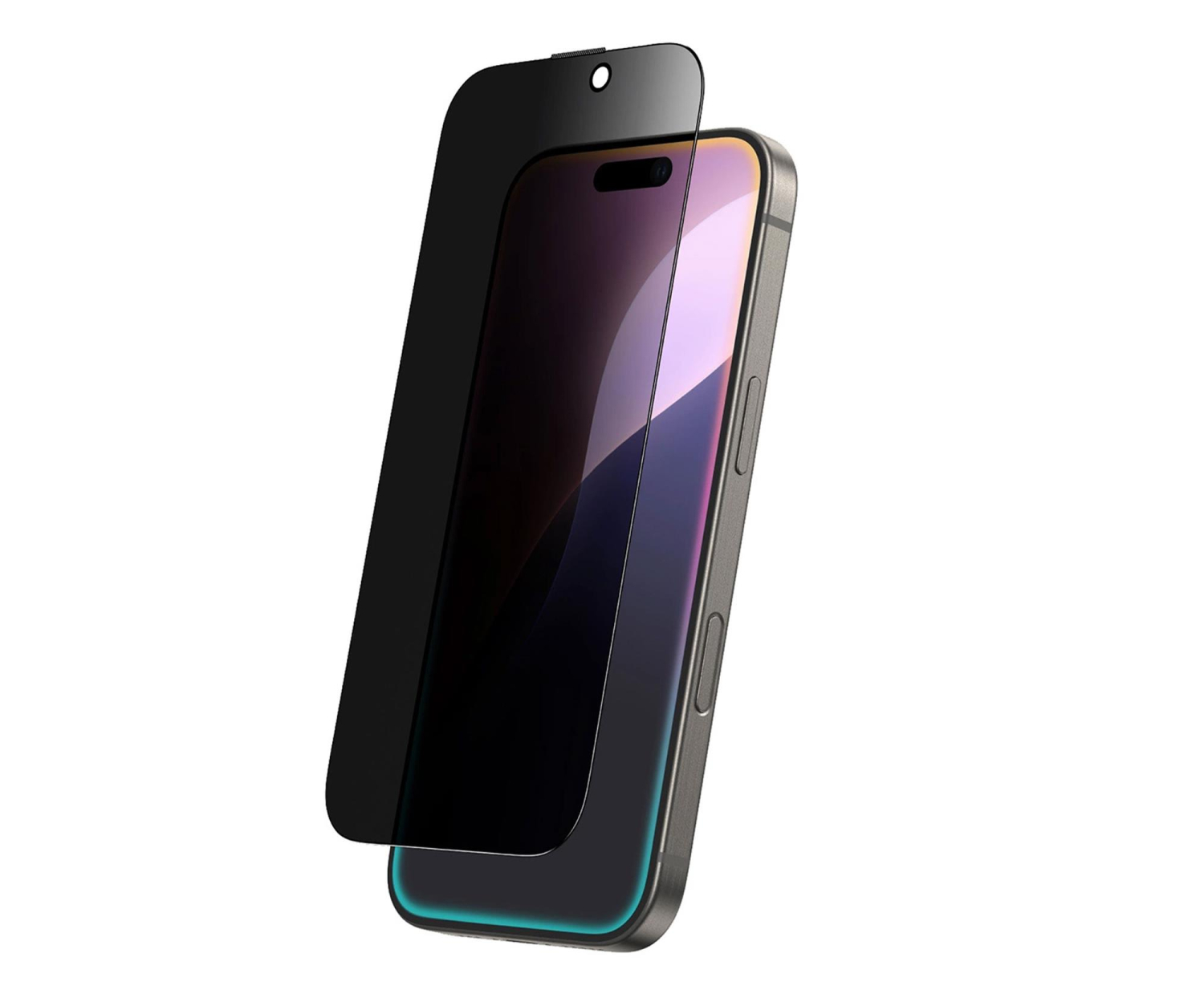 AmazingThing Titan Privacy Glass prywatyzujące iPhone 16 Pro