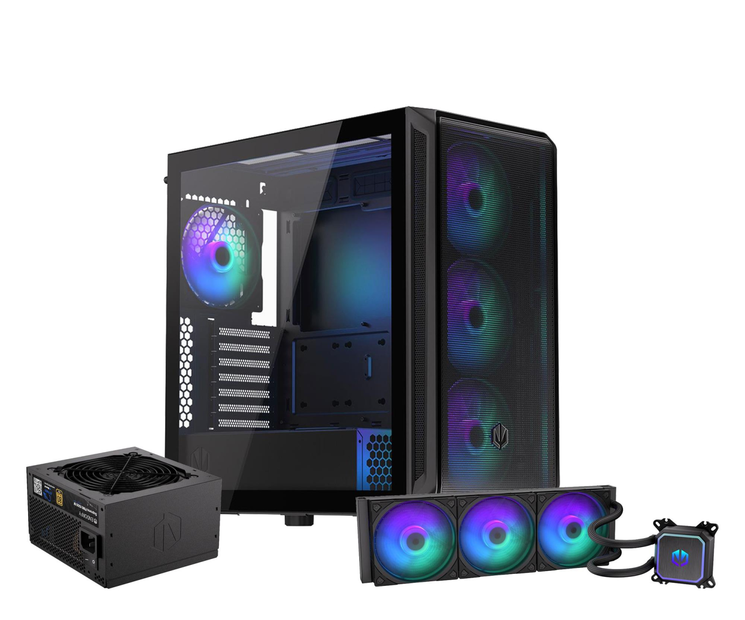 ENDORFY Arx 700 ARGB + Navis F360 ARGB + Supremo FM6 1000W
