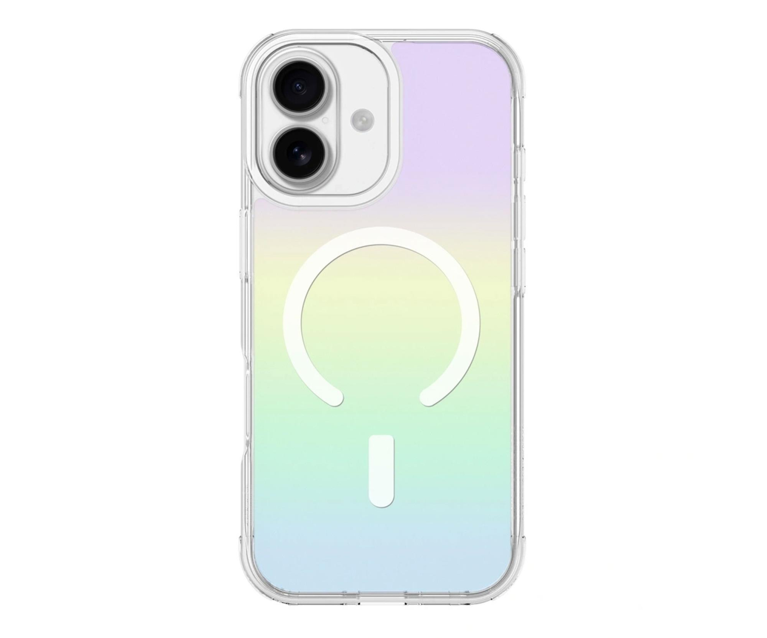 AmazingThing Minimal Mag iPhone 17 kompatybilne z MagSafe tęczowe
