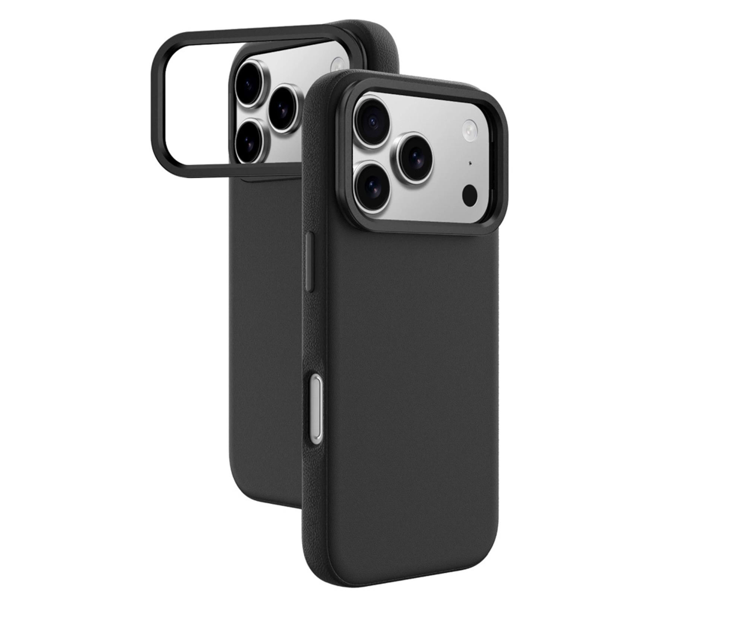 AmazingThing Glamour iPhone 17 Pro z podstawką czarne