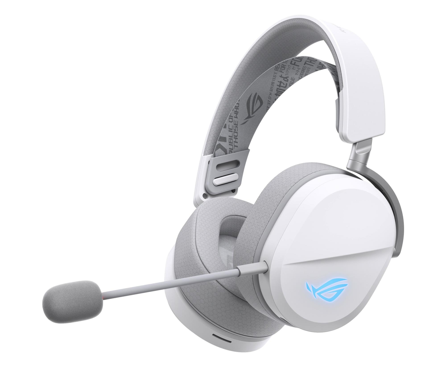 Asus Słuchawki ROG Pelta Wireless 2.4GHz/BT/USB-C Białe