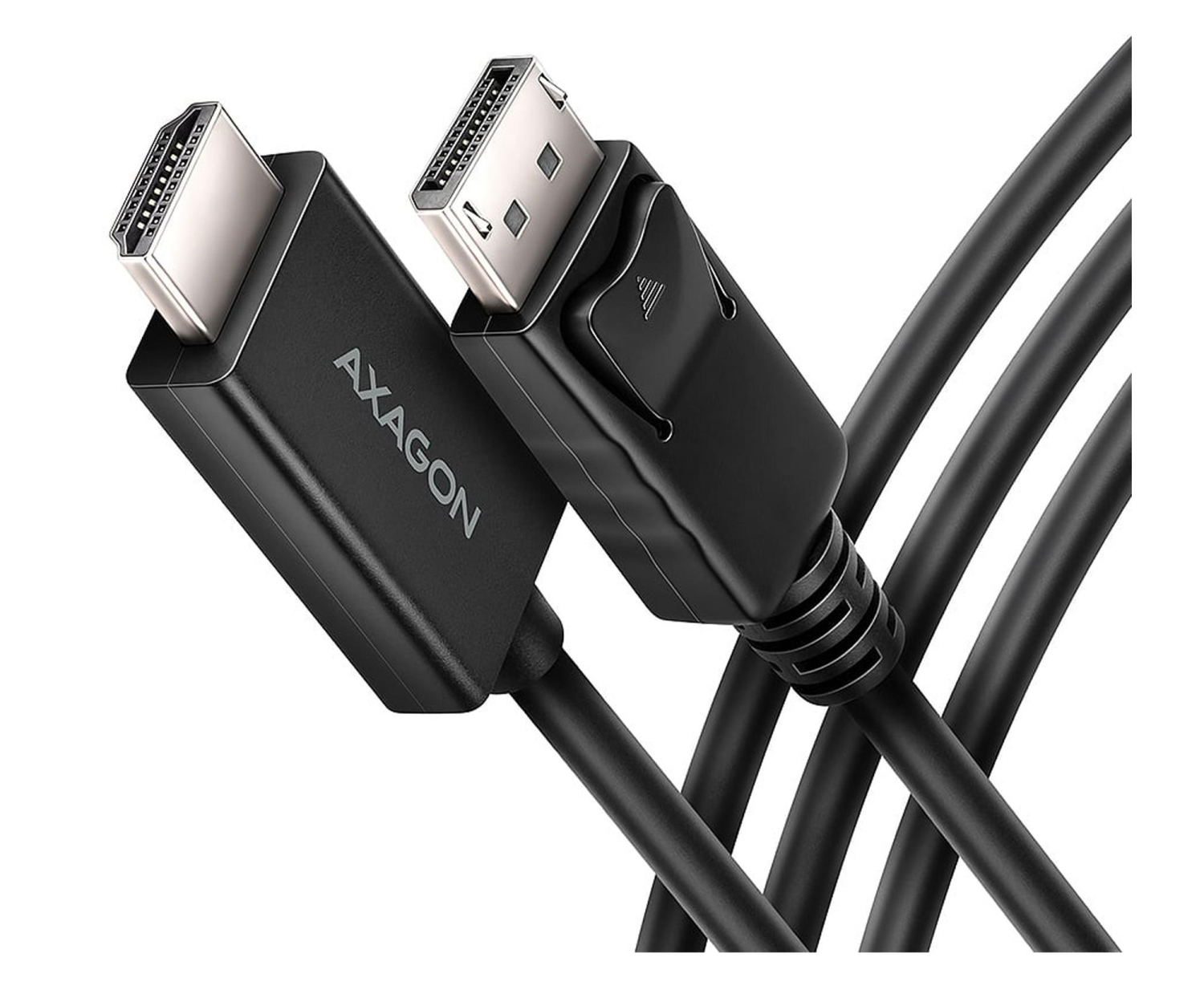 AXAGON RVD-HI20C2 Adapter aktywny DisplayPort -> HDMI 1.4, 4K/60Hz, kabel 1,8m