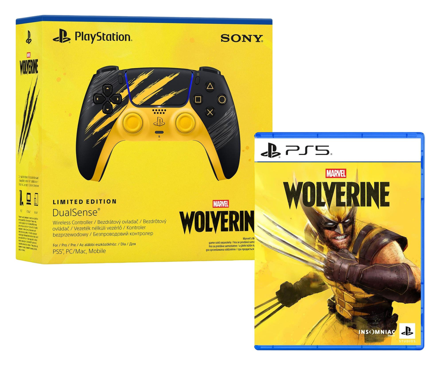 Sony DualSense – edycja limitowana Marvel’s Wolverine + gra