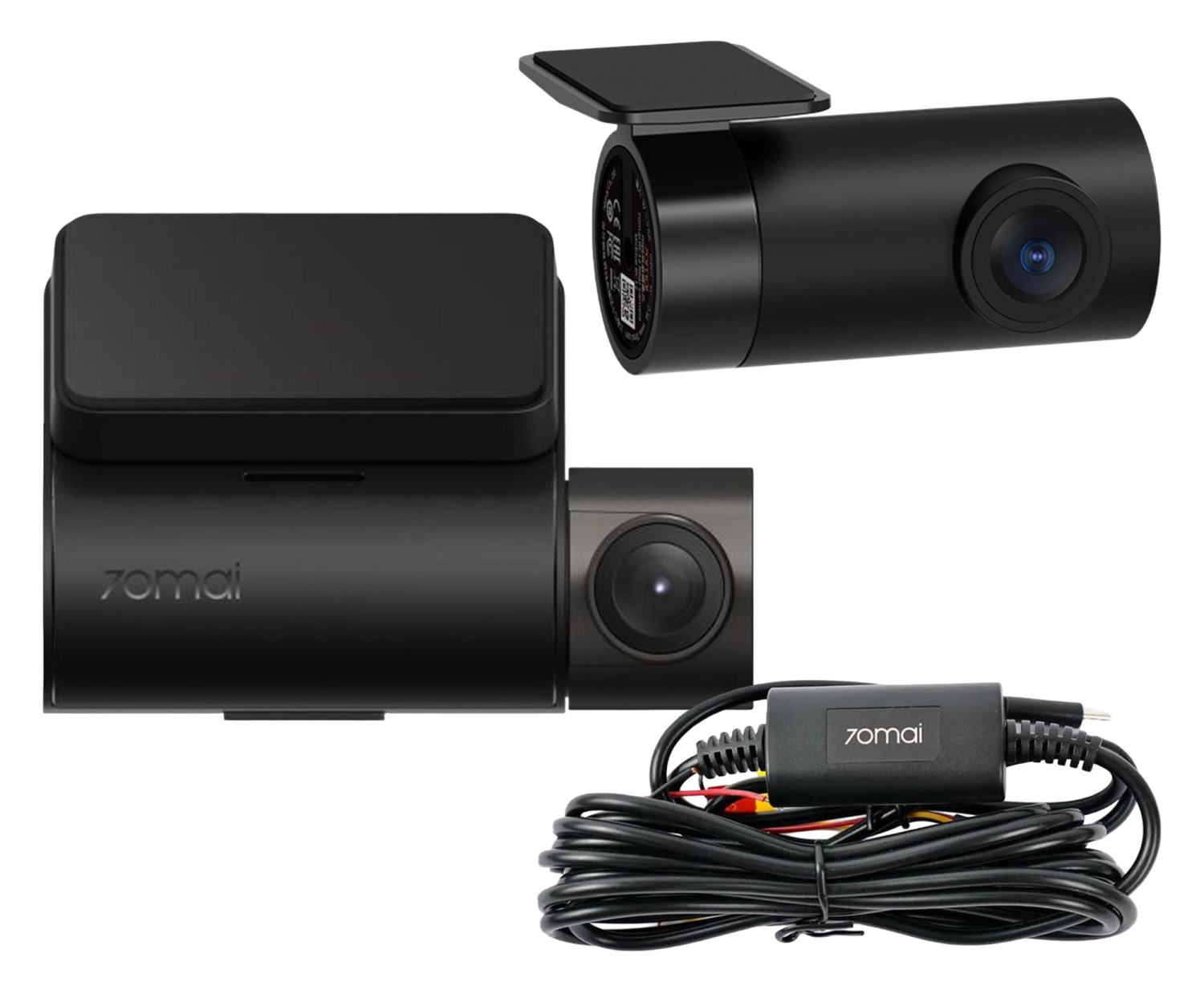 70mai Dash Cam A200 + kamera tylna RC11 + zasilanie